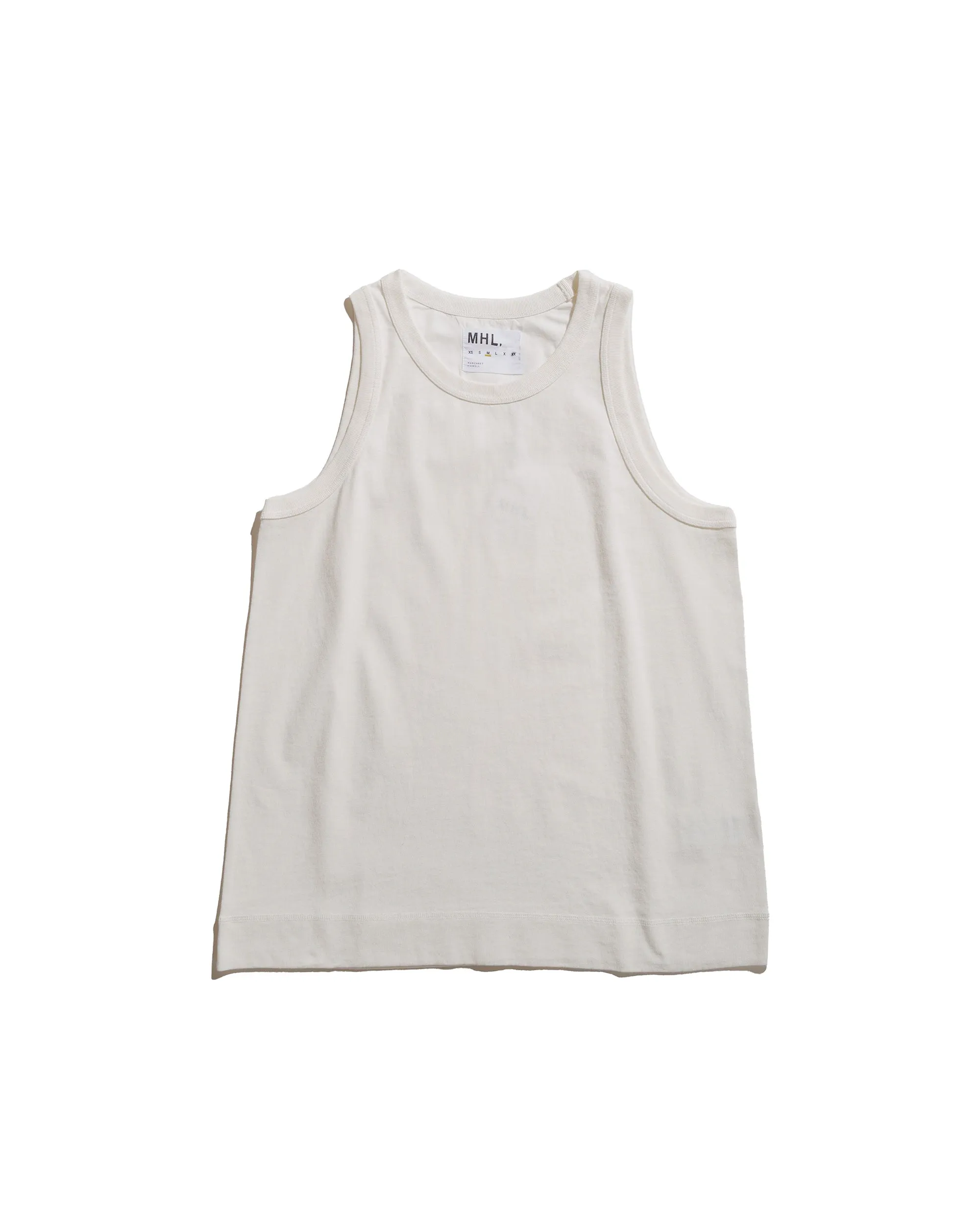 MHL Surplus Vest Heavy Cotton Jersey Off White sold by Lost & Found