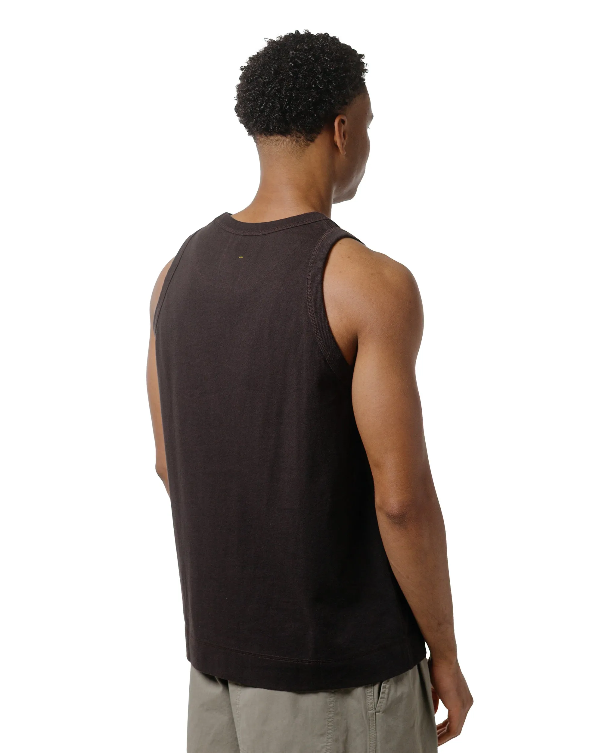 MHL Surplus Vest Heavy Cotton Jersey Dark Chocolate sold by Lost & Found product image thumbnail 3