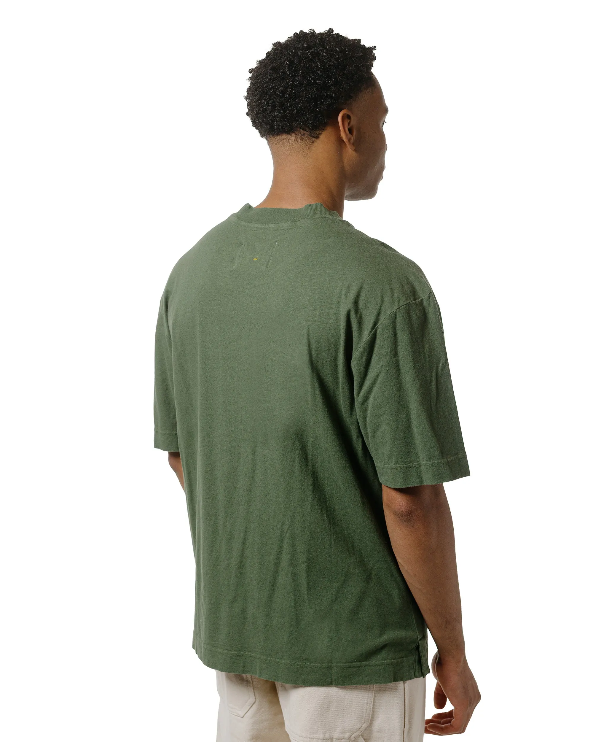 MHL Simple T-Shirt Organic Cotton Linen Jersey Grass sold by Lost & Found product image thumbnail 3