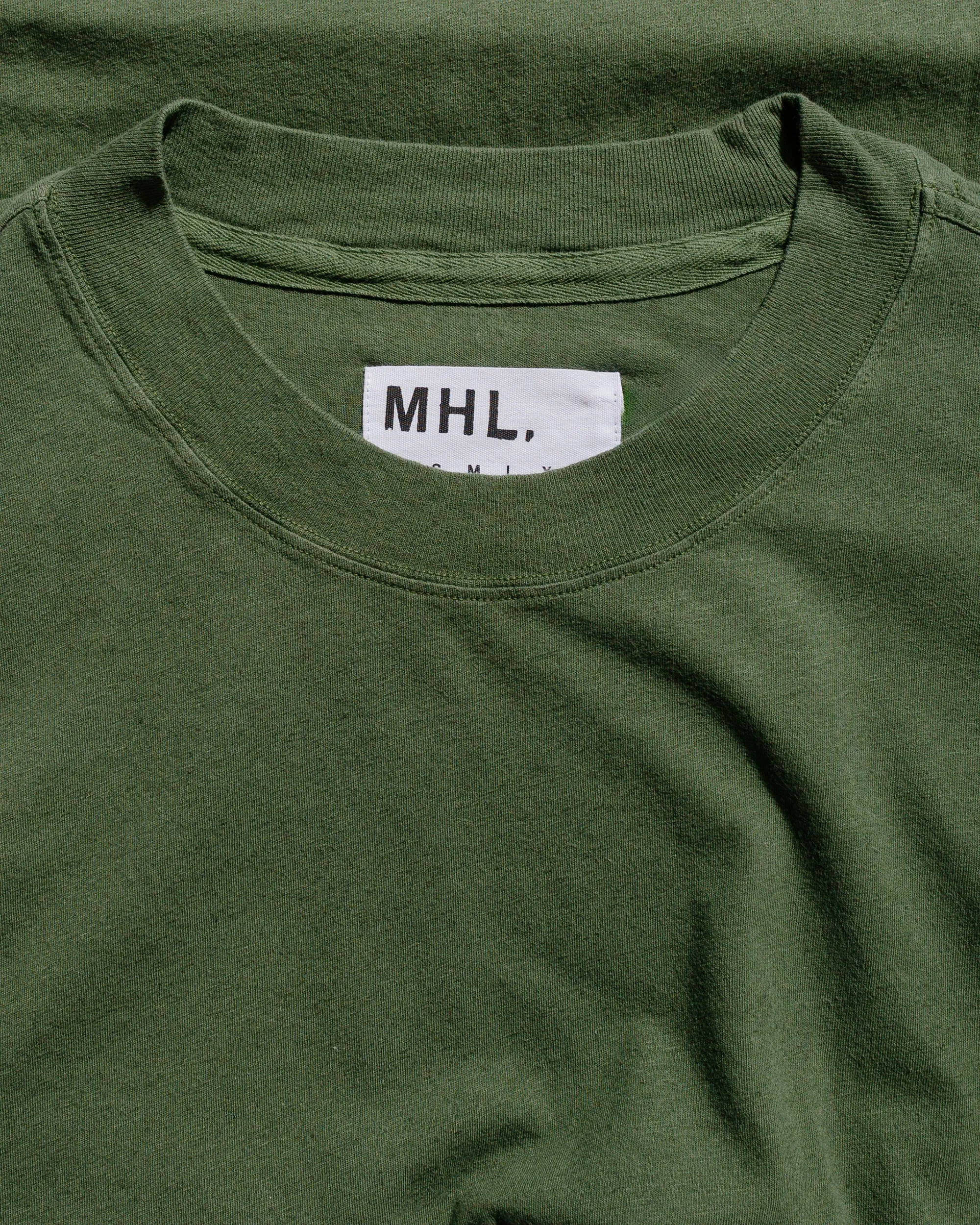 MHL Simple T-Shirt Organic Cotton Linen Jersey Grass sold by Lost & Found product image thumbnail 5