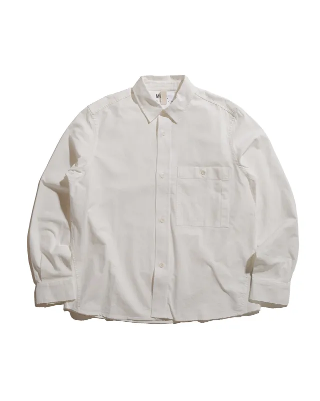MHL Overall Shirt Textured Cotton Off White sold by Lost & Found