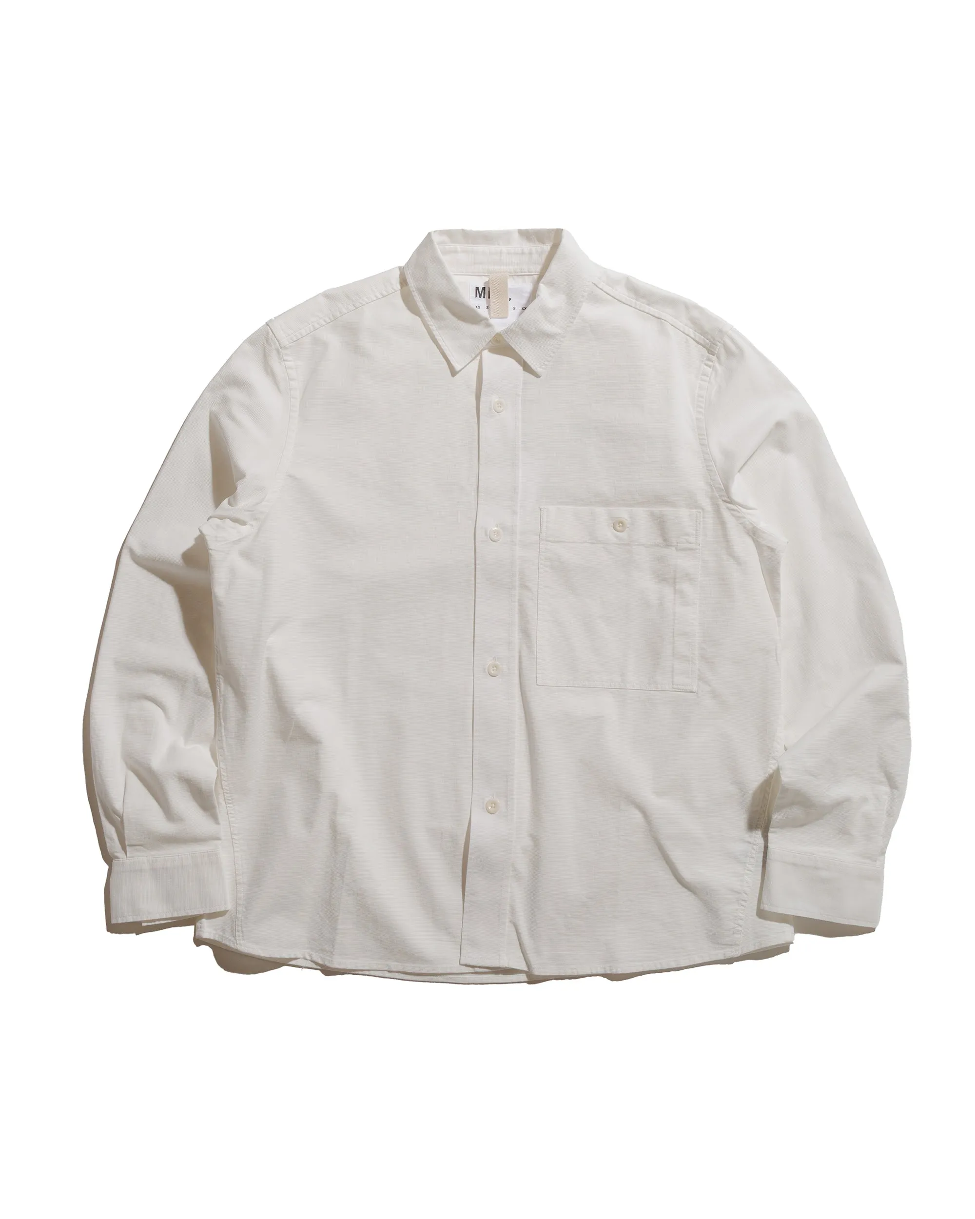 MHL Overall Shirt Textured Cotton Off White sold by Lost & Found