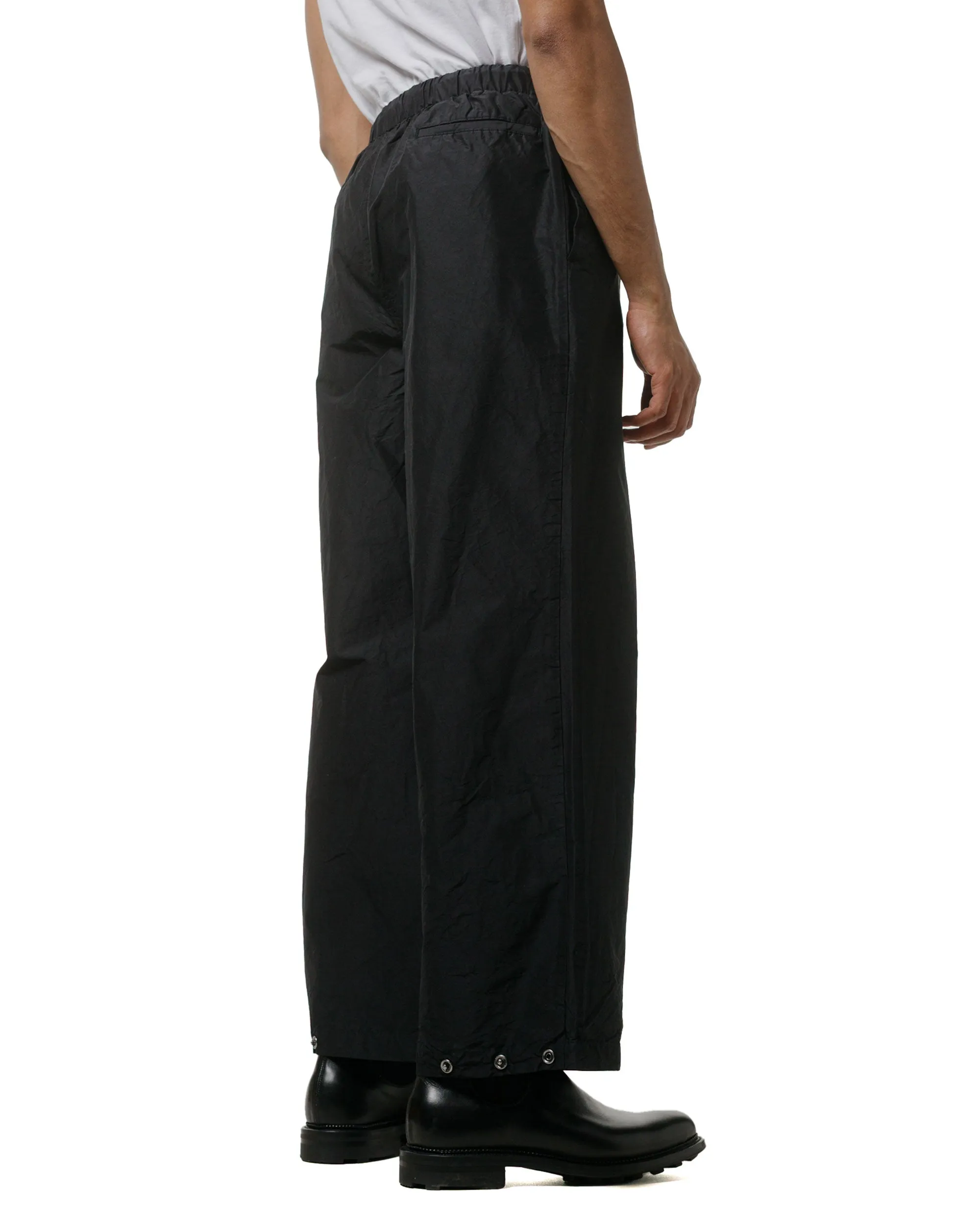marka Adjustable Hem Easy Wide Pants Organic Cotton Silk High Count Typewriter Black sold by Lost & Found product image thumbnail 3