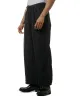 marka Adjustable Hem Easy Wide Pants Organic Cotton Silk High Count Typewriter Black sold by Lost & Found