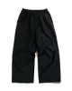 marka Adjustable Hem Easy Wide Pants Organic Cotton Silk High Count Typewriter Black sold by Lost & Found