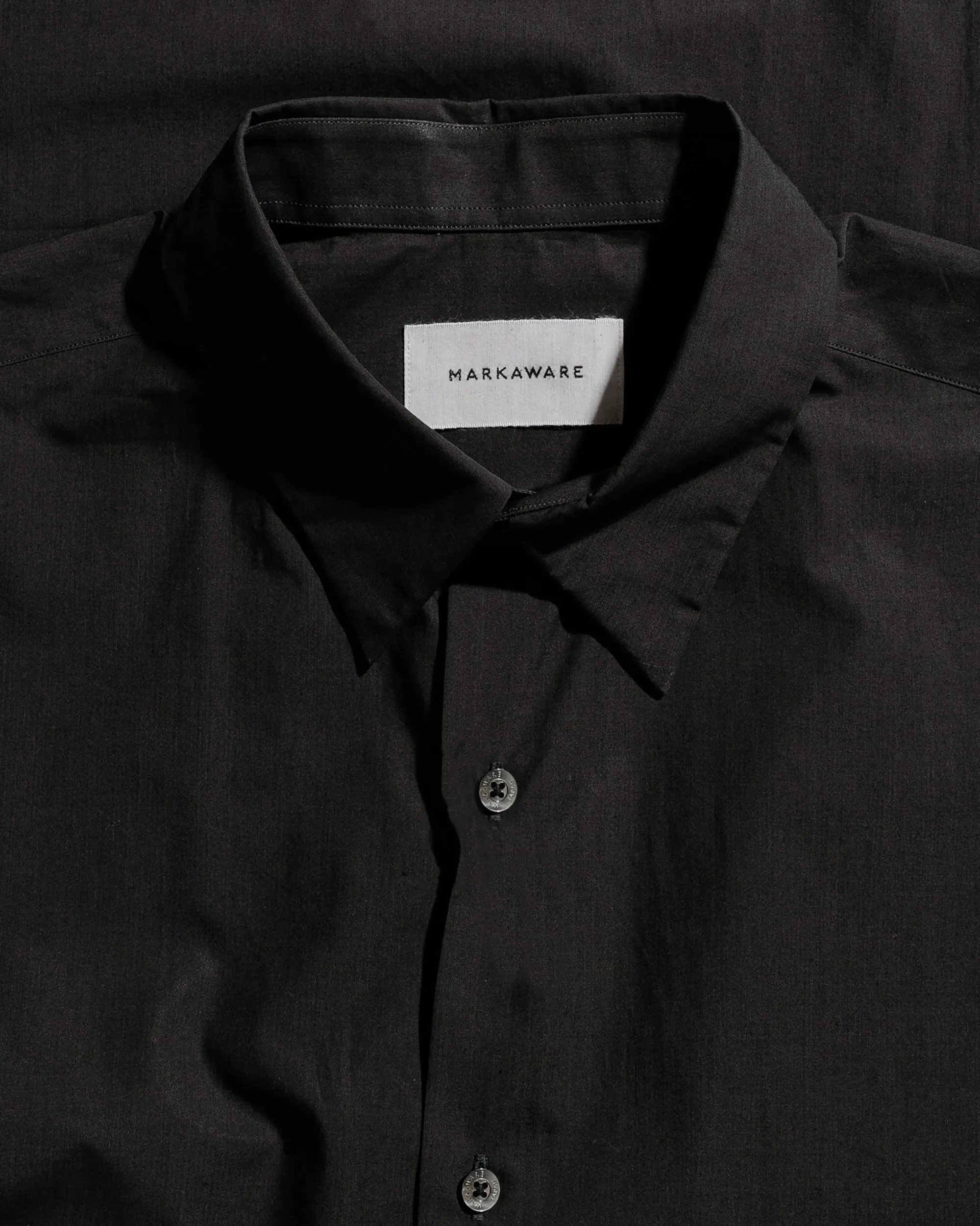 MARKAWARE Comfort Fit Shirt Organic Giza Typewriter-Cloth Black sold by Lost & Found product image thumbnail 5