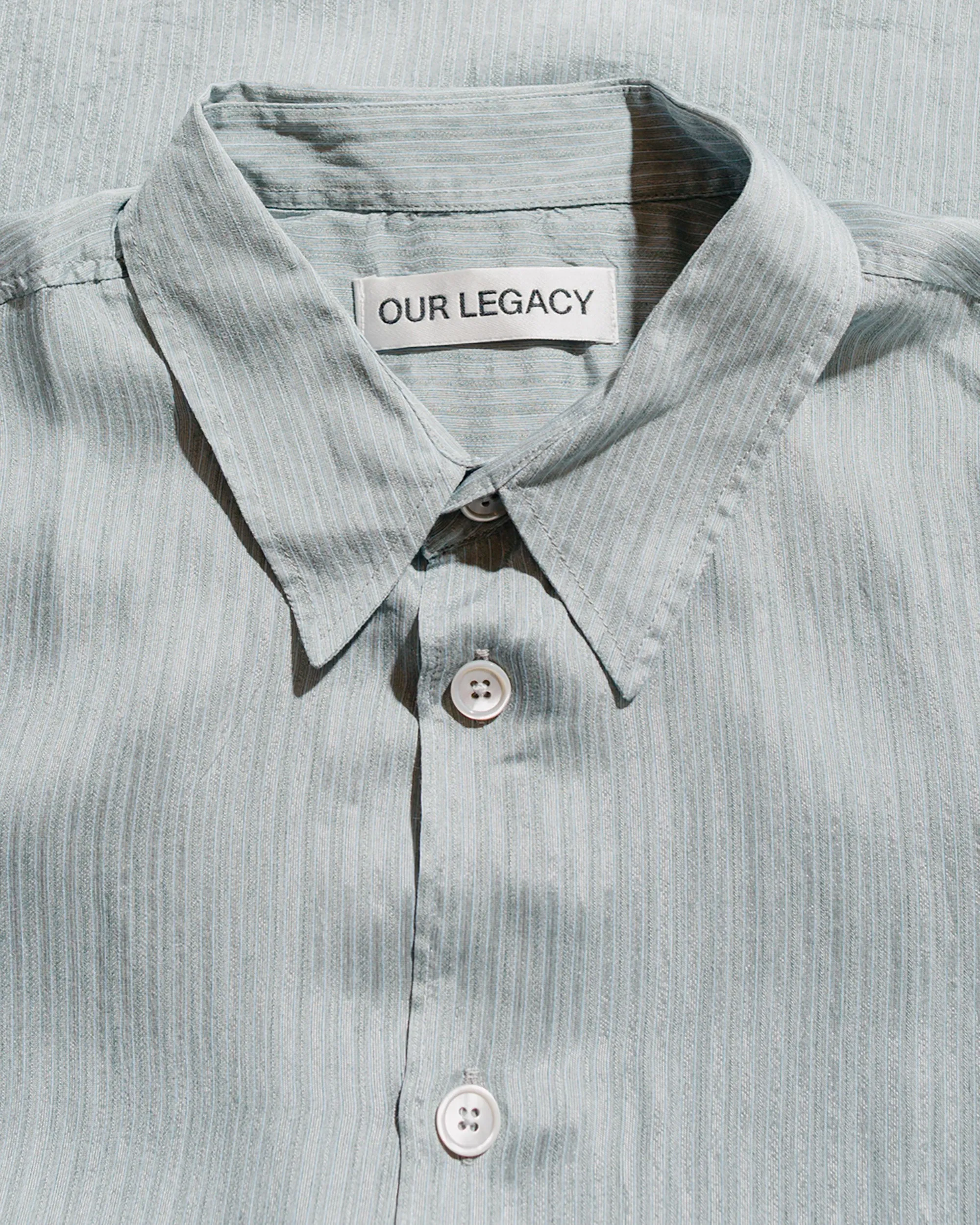 Our Legacy Beyond Shirt Shortsleeve Geo Stripe Ceremonial Viscose sold by Lost & Found product image thumbnail 5
