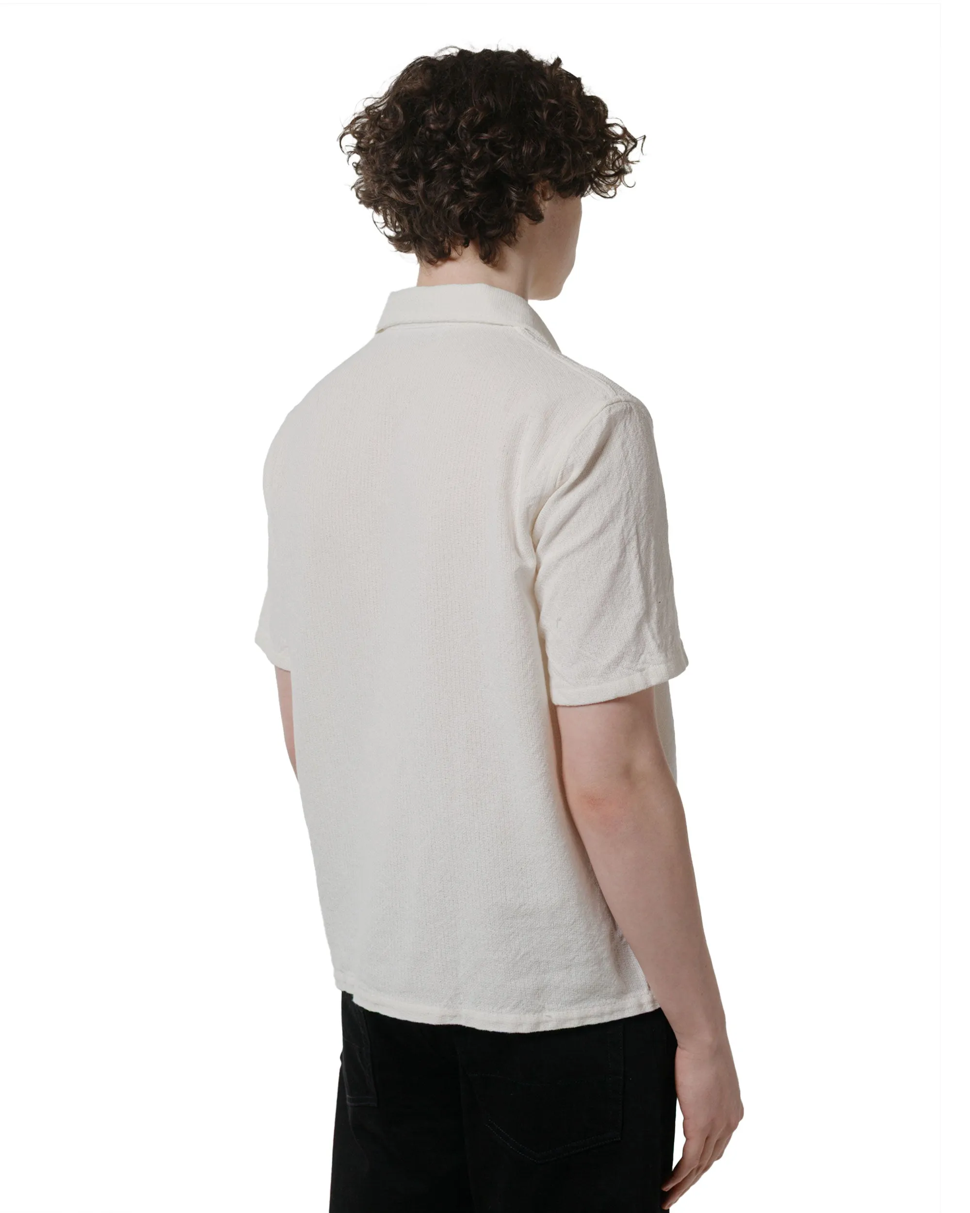 Our Legacy Box Shirt Shortsleeve White Crochet Weave sold by Lost & Found product image thumbnail 3