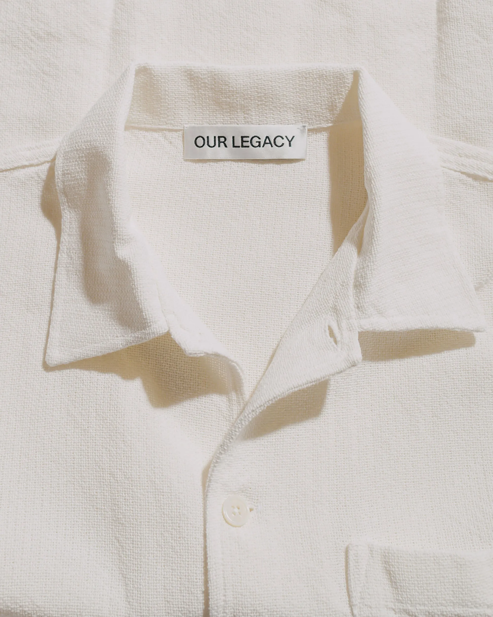 Our Legacy Box Shirt Shortsleeve White Crochet Weave sold by Lost & Found product image thumbnail 5