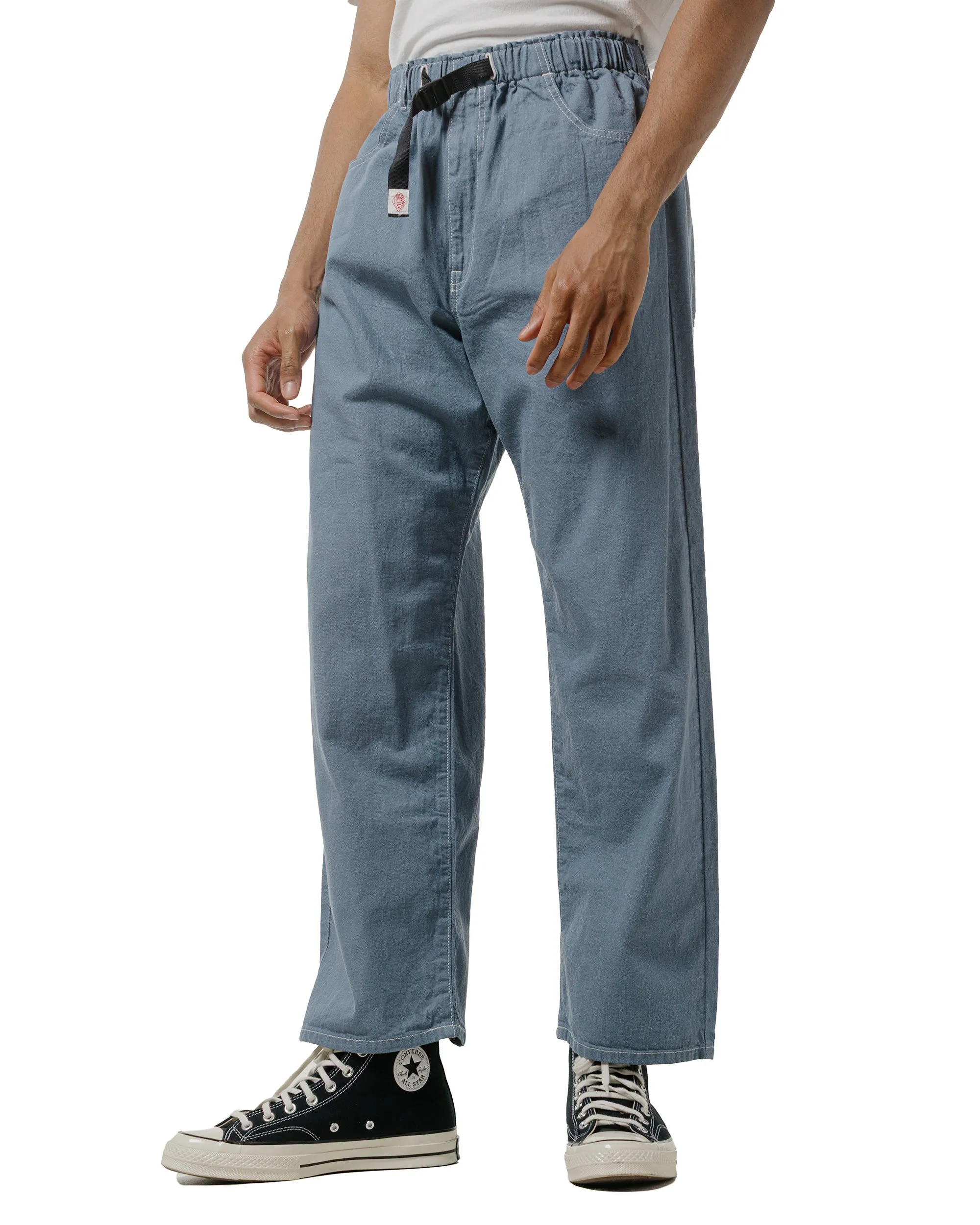 Danton Colour Denim Tuck Belted Pant Blue sold by Lost & Found product image thumbnail 2