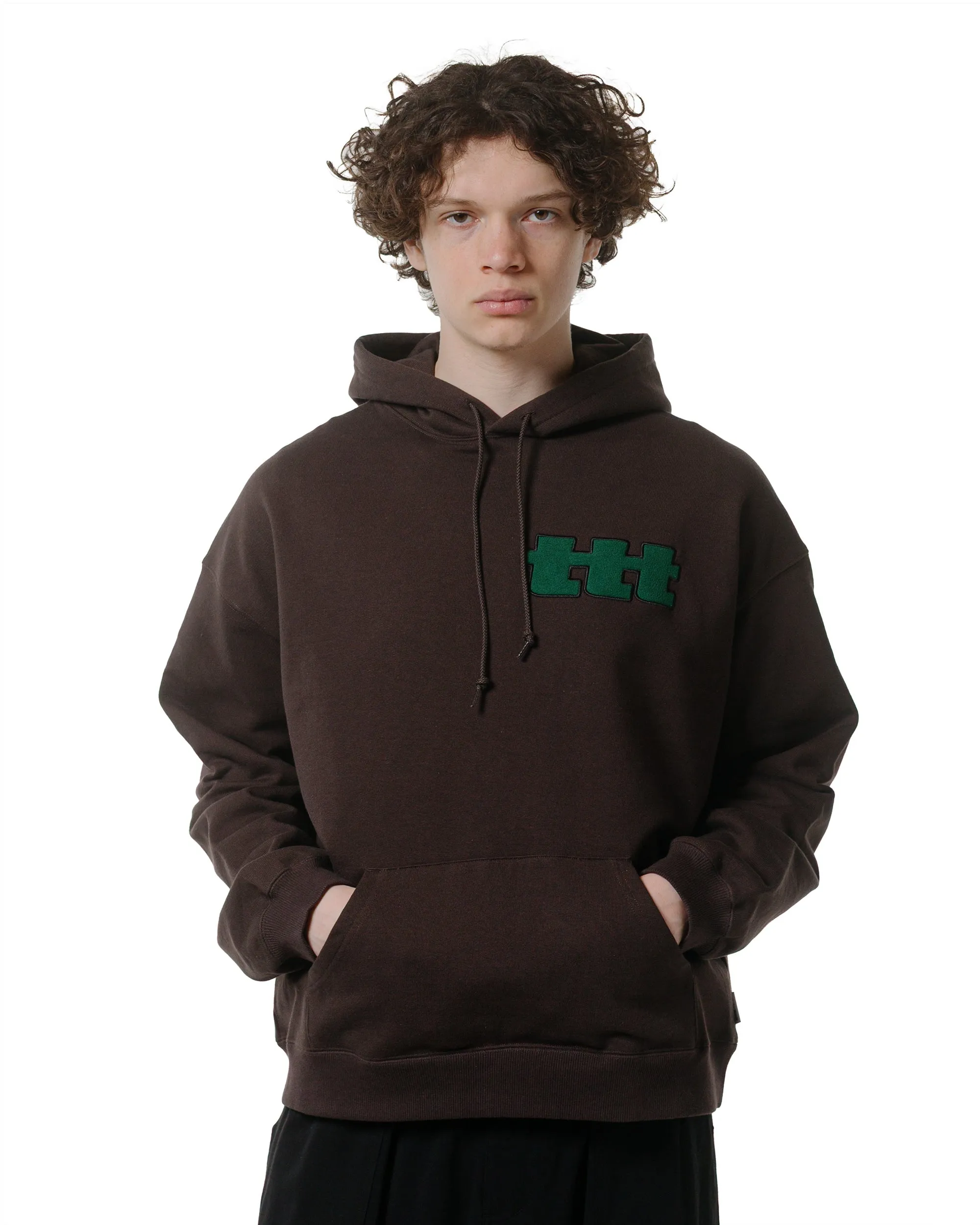 TTT MSW Logo Hoodie Brown sold by Lost & Found product image thumbnail 2