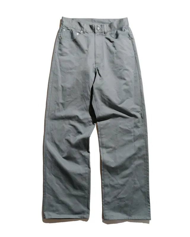 TTT MSW Work Straight Pants Grey made by Lost & Found