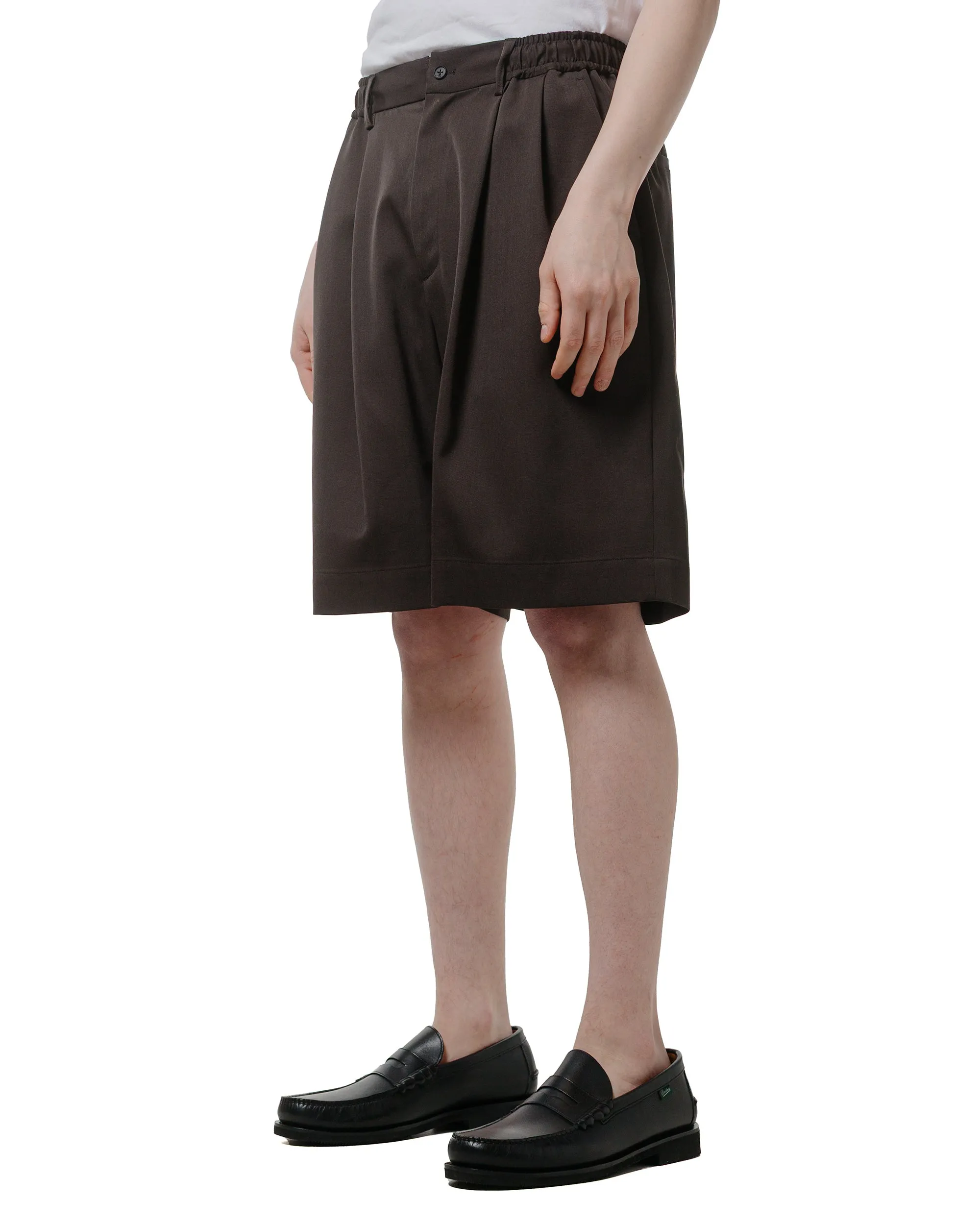 ssstein Wide Easy Short Trousers Grey Khaki sold by Lost & Found product image thumbnail 2