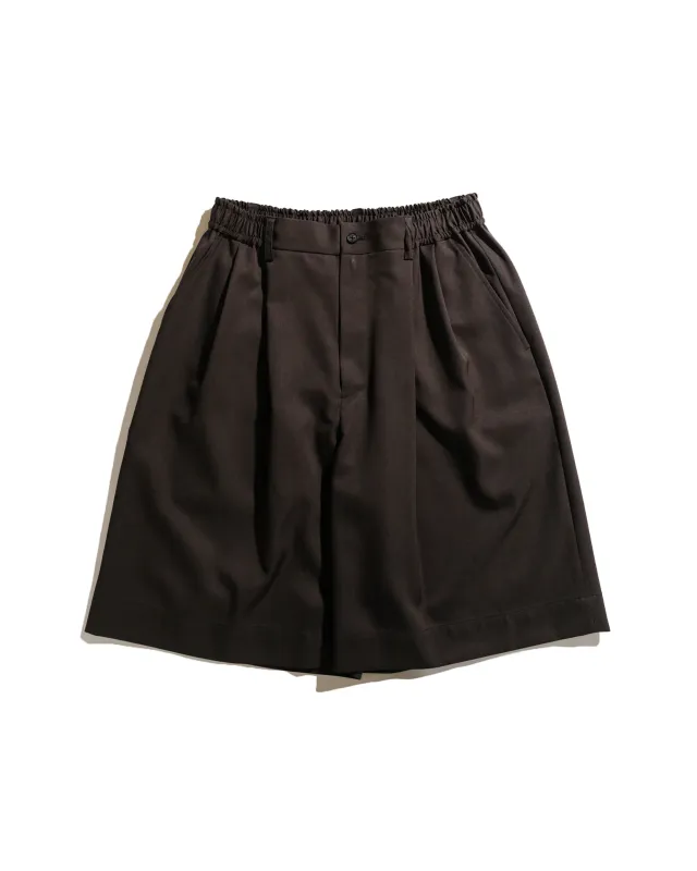 ssstein Wide Easy Short Trousers Grey Khaki sold by Lost & Found