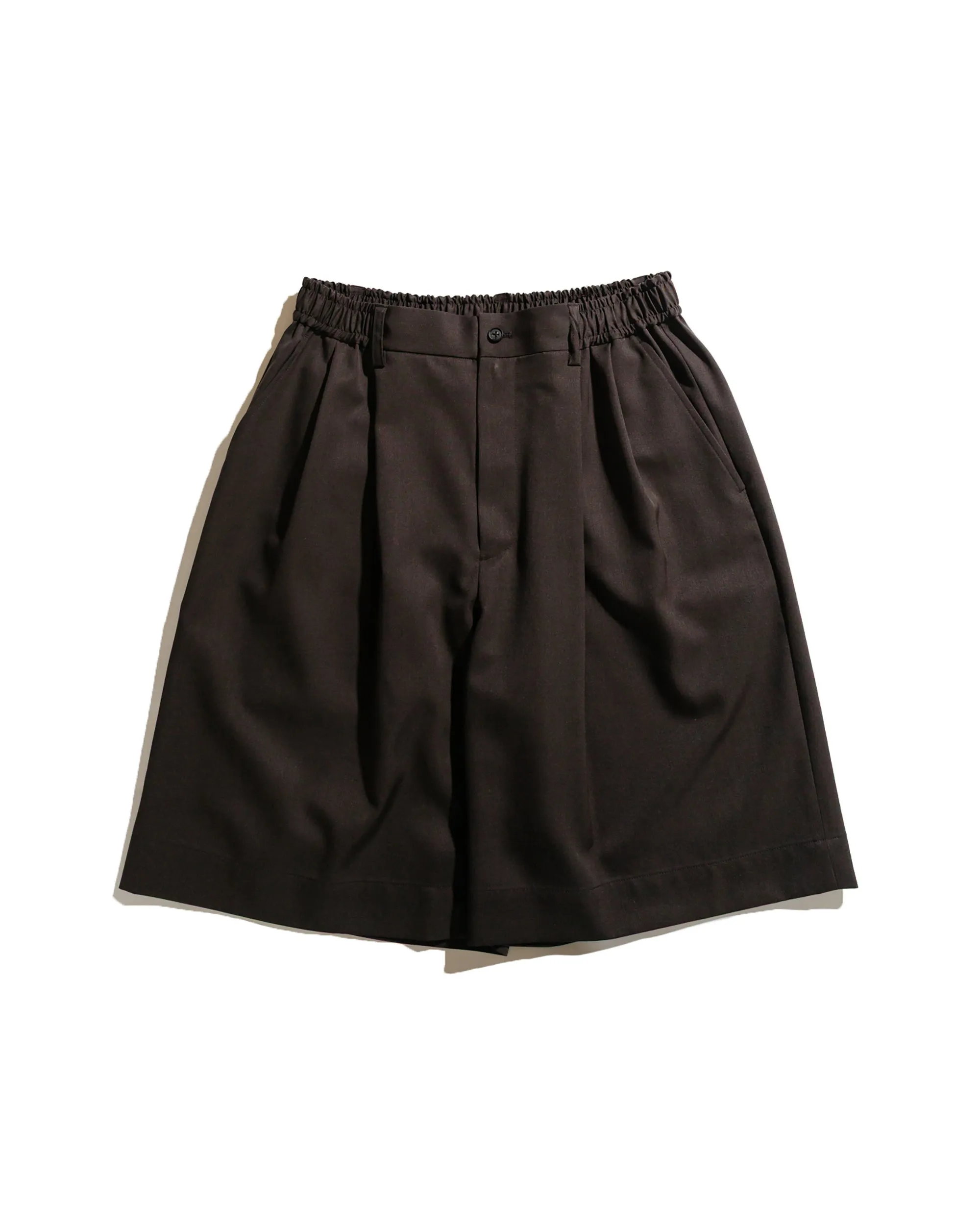 ssstein Wide Easy Short Trousers Grey Khaki sold by Lost & Found