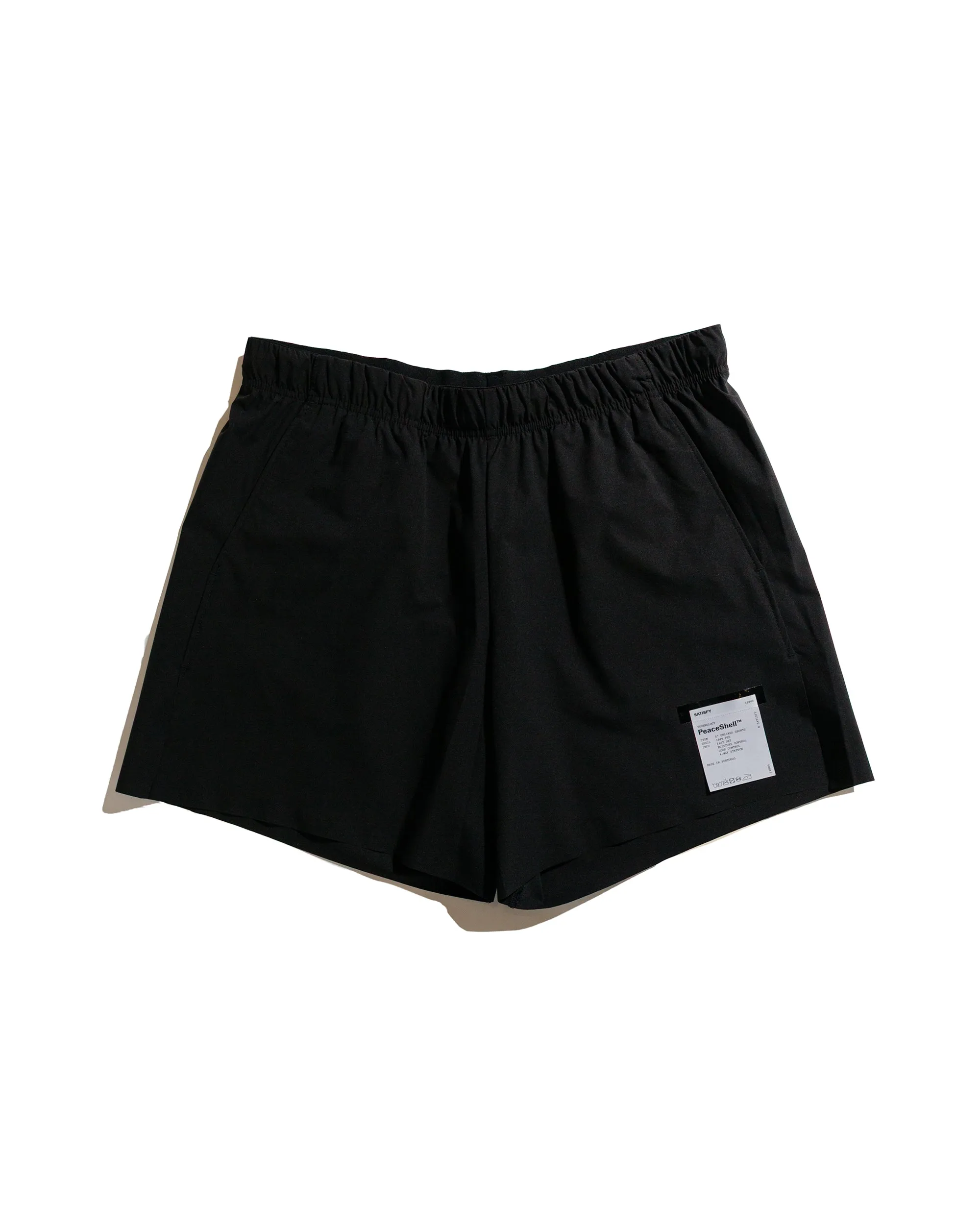 SATISFY PeaceShell 5" Unlined Shorts Black sold by Lost & Found