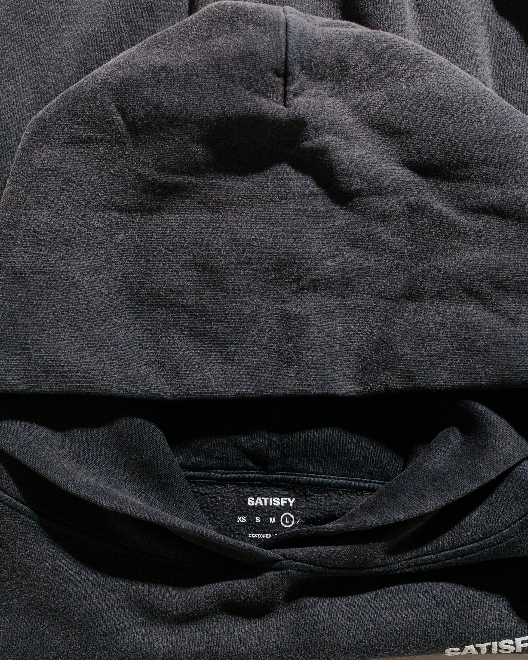 SATISFY SoftCell Hoodie Aged Black sold by Lost & Found product image thumbnail 5