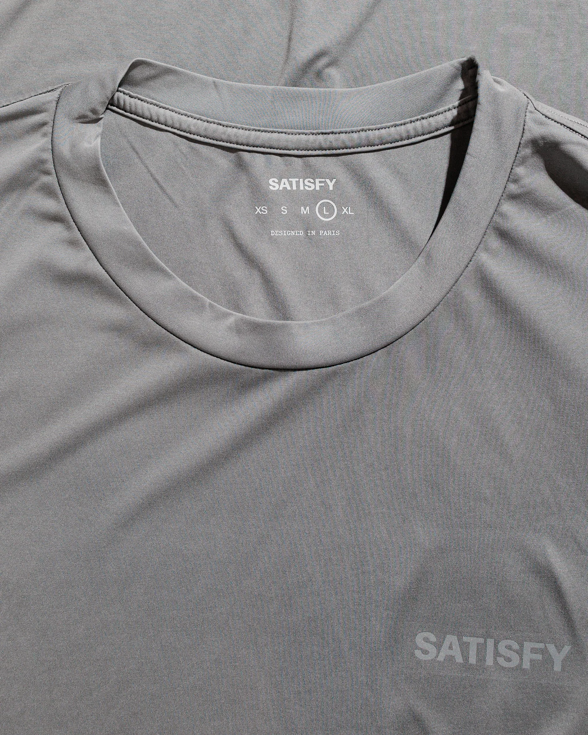 SATISFY AuraLite Muscle Tee Mineral Graphite sold by Lost & Found product image thumbnail 5
