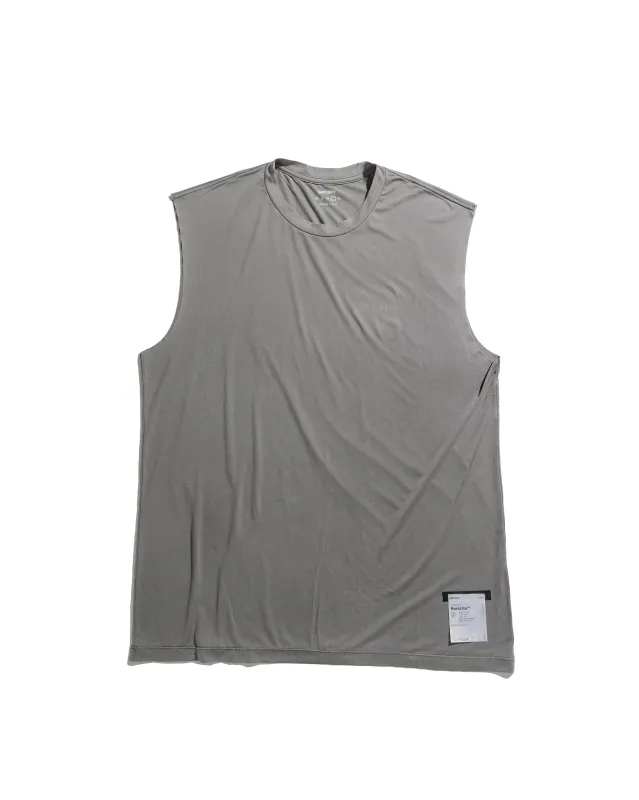 SATISFY AuraLite Muscle Tee Mineral Graphite sold by Lost & Found