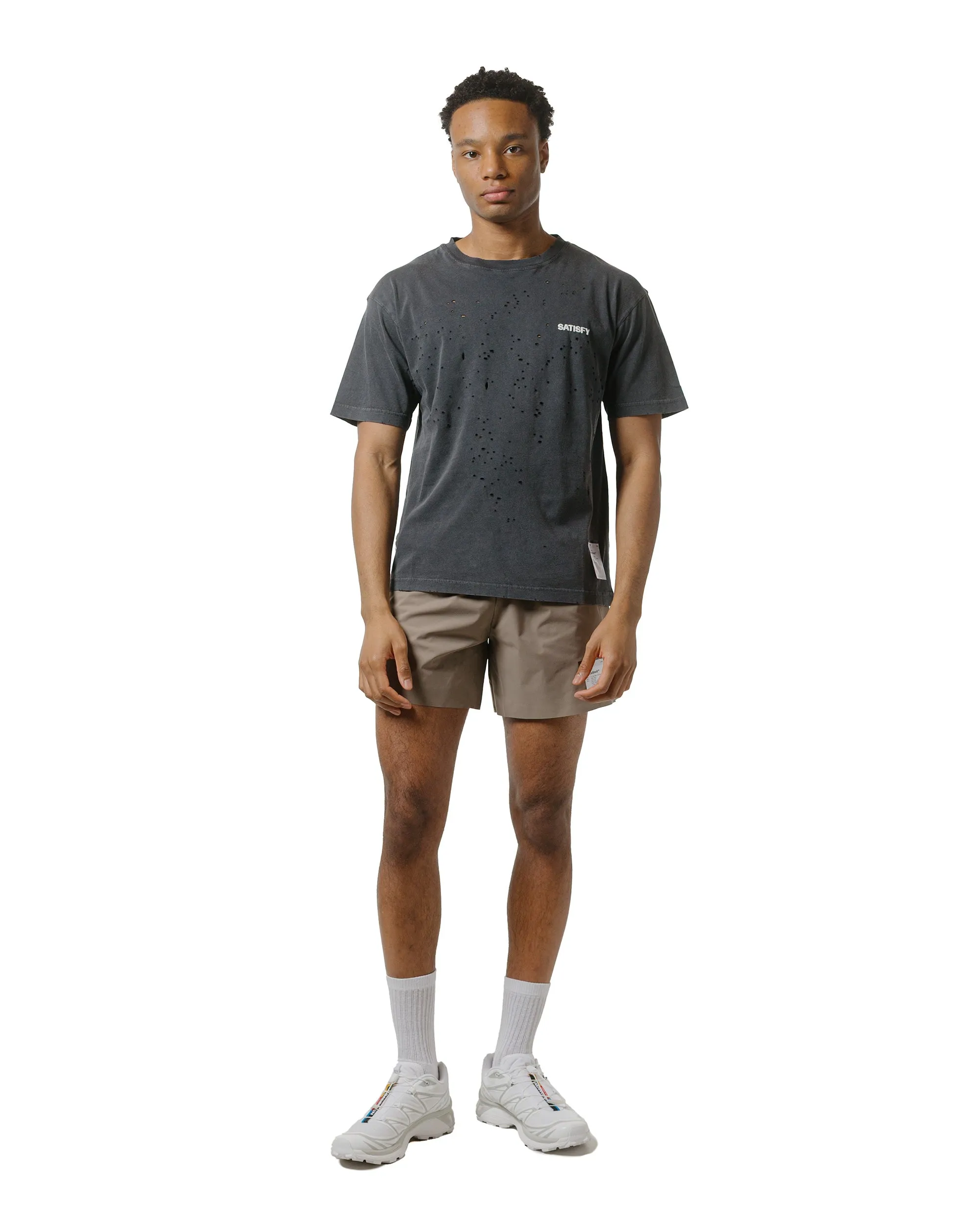 SATISFY MothTech T-Shirt Aged Black sold by Lost & Found product image thumbnail 4