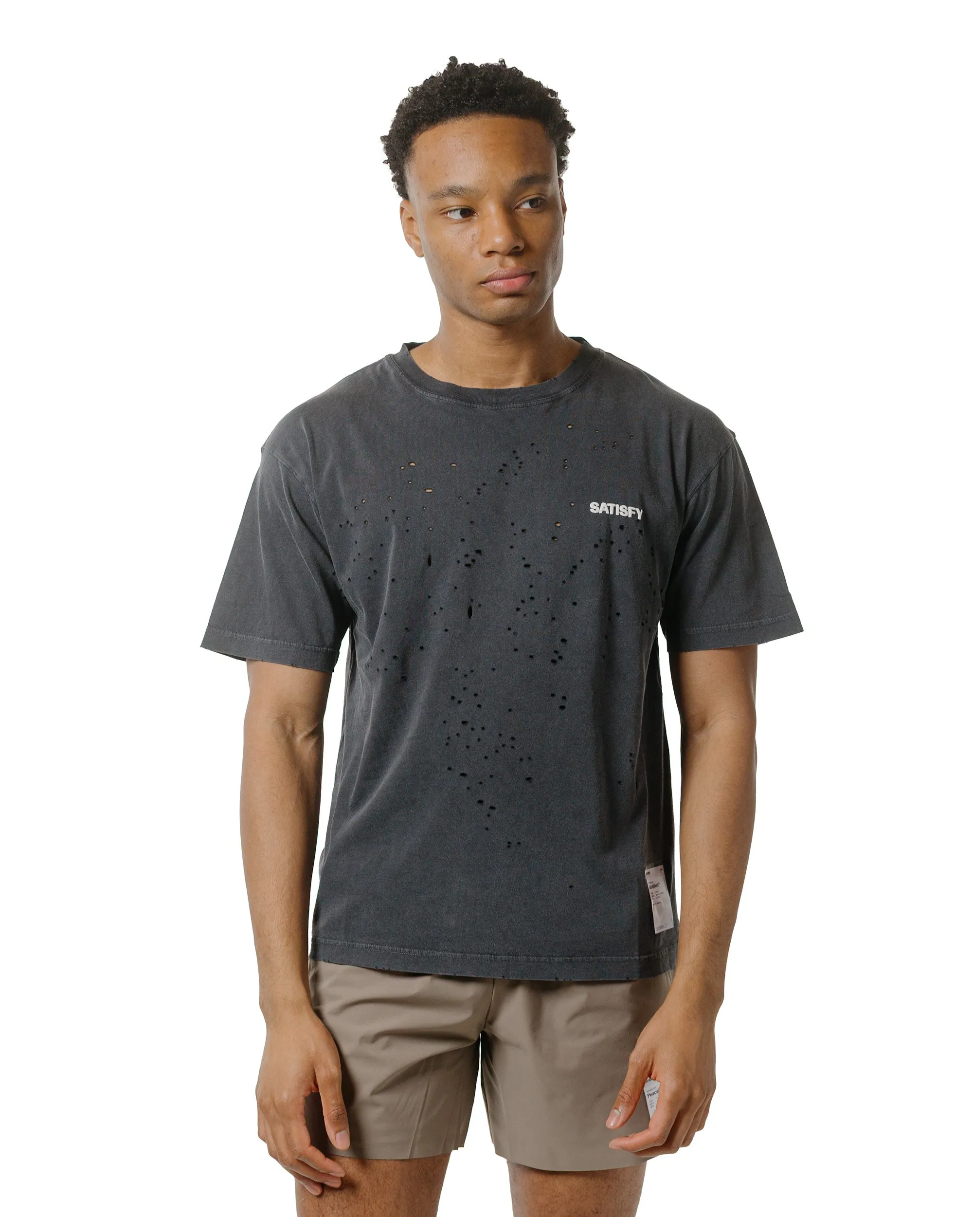 SATISFY MothTech T-Shirt Aged Black sold by Lost & Found product image thumbnail 2