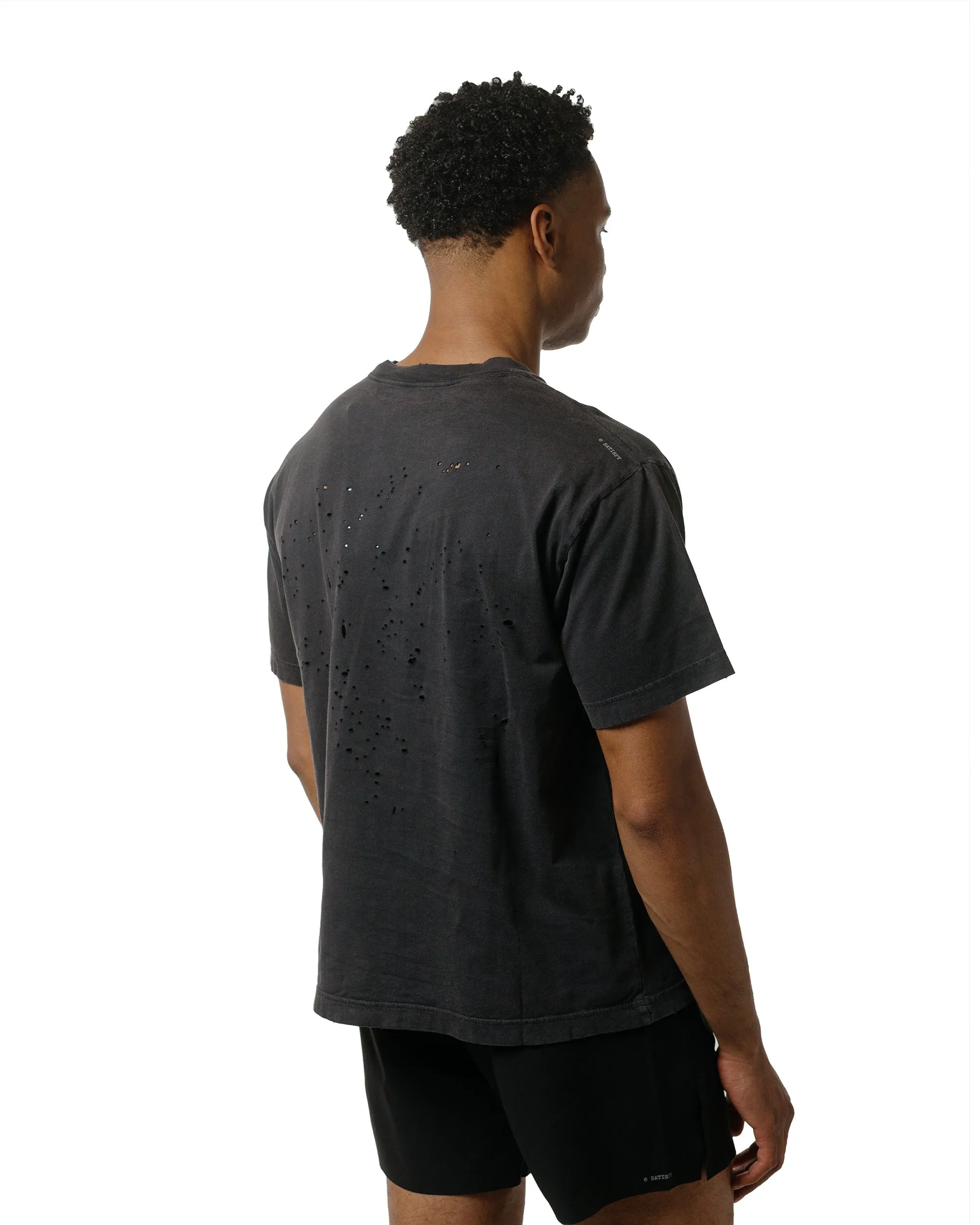 SATISFY MothTech T-Shirt Aged Black Offroad sold by Lost & Found product image thumbnail 3