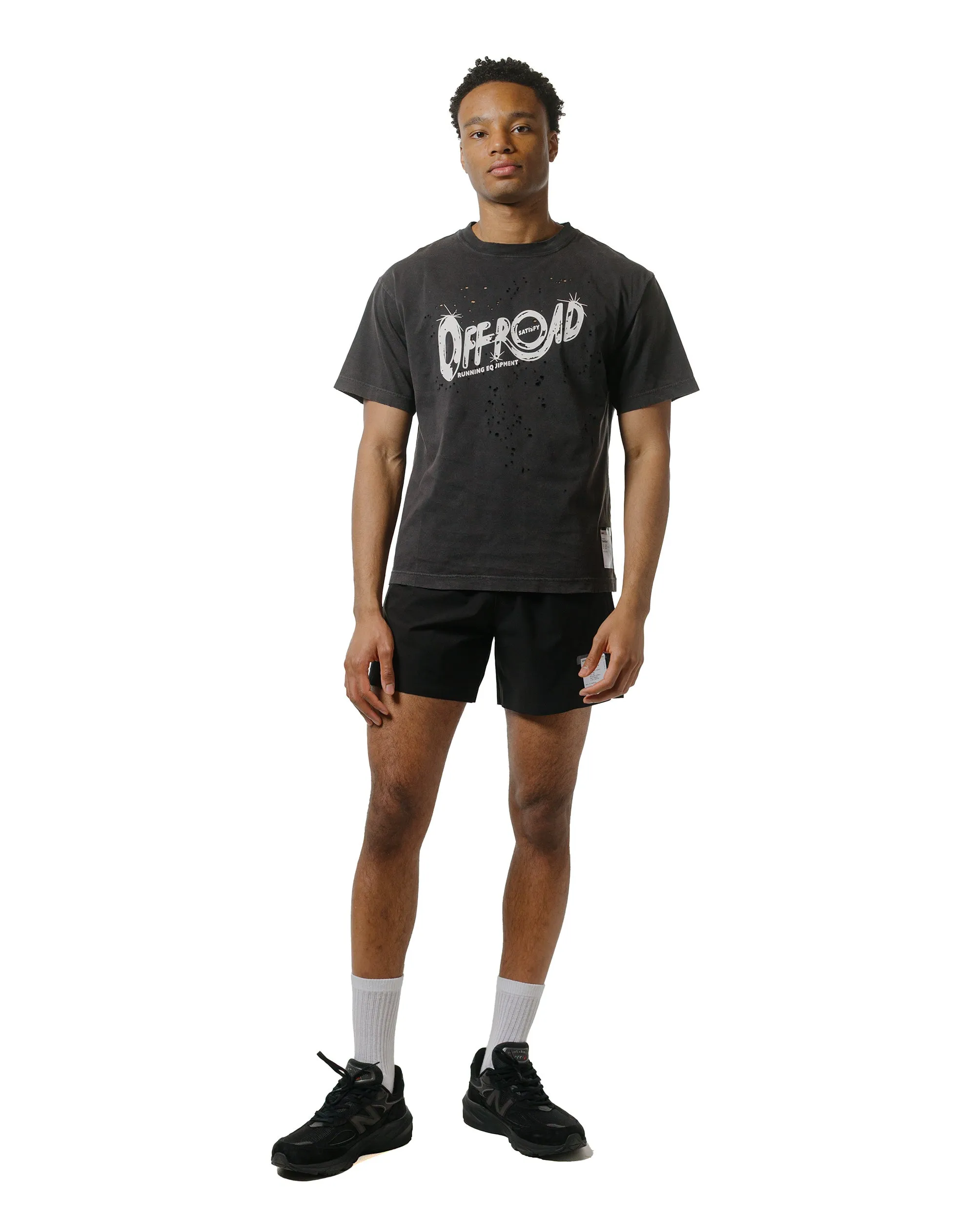 SATISFY MothTech T-Shirt Aged Black Offroad sold by Lost & Found product image thumbnail 4