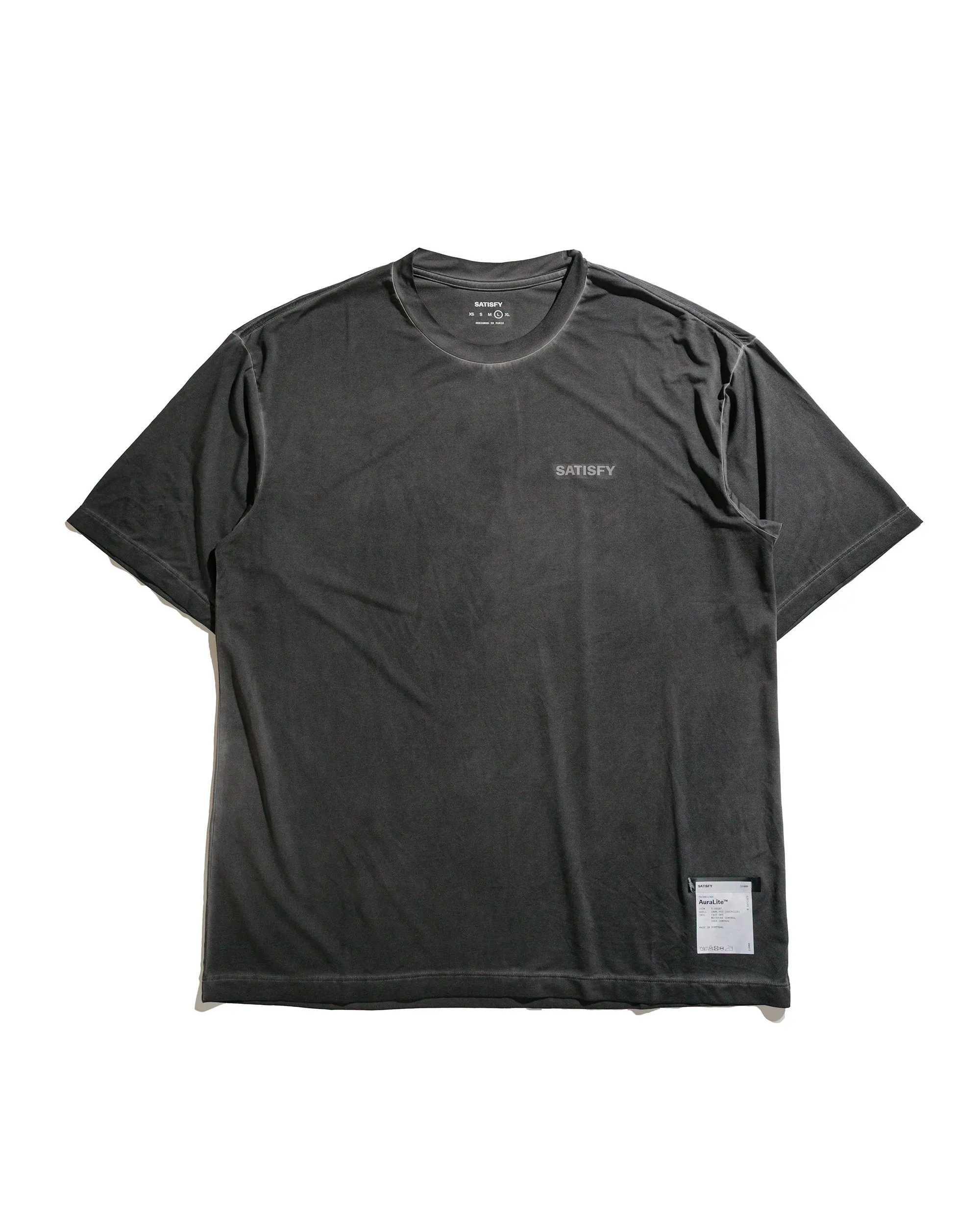 SATISFY AuraLite T-Shirt Pigment Black sold by Lost & Found
