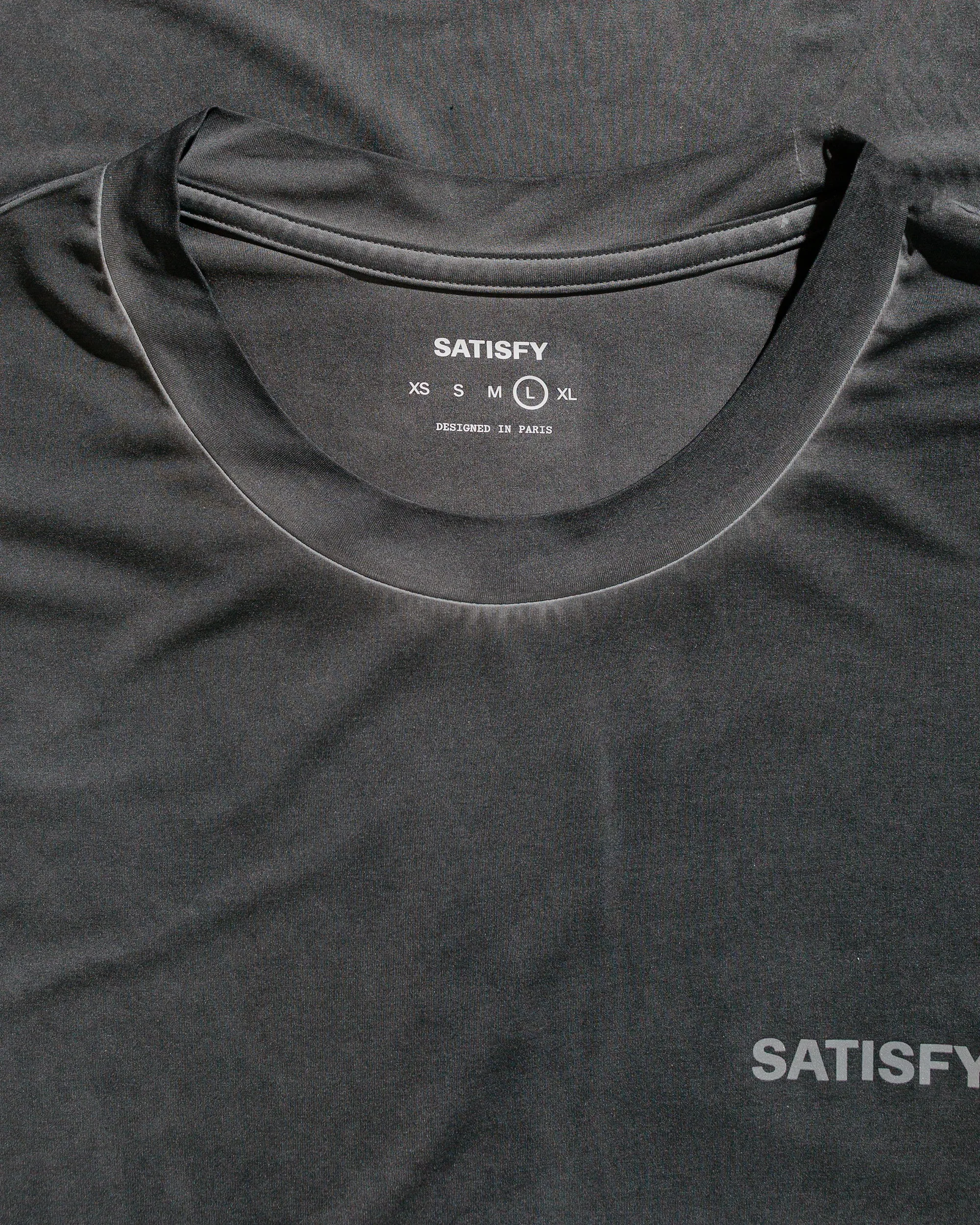 SATISFY AuraLite T-Shirt Pigment Black sold by Lost & Found product image thumbnail 5