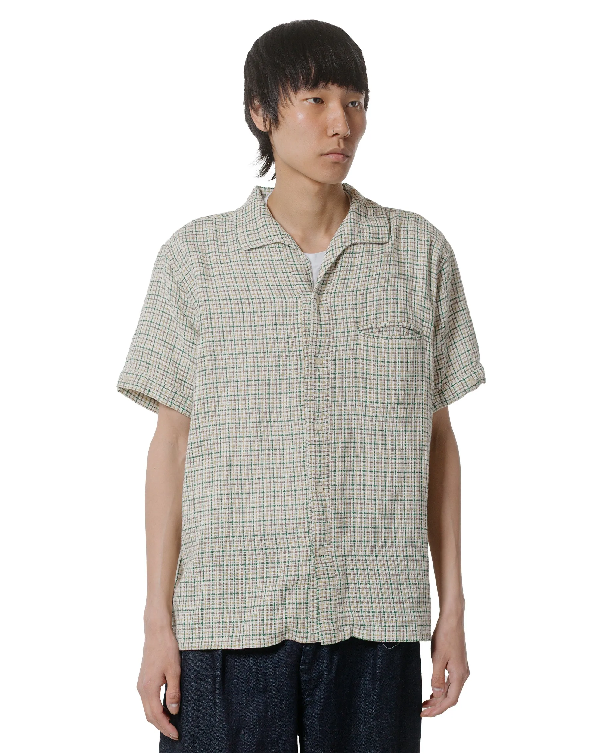 Beams Plus Italian Collar Gun Club Mesh White sold by Lost & Found product image thumbnail 2