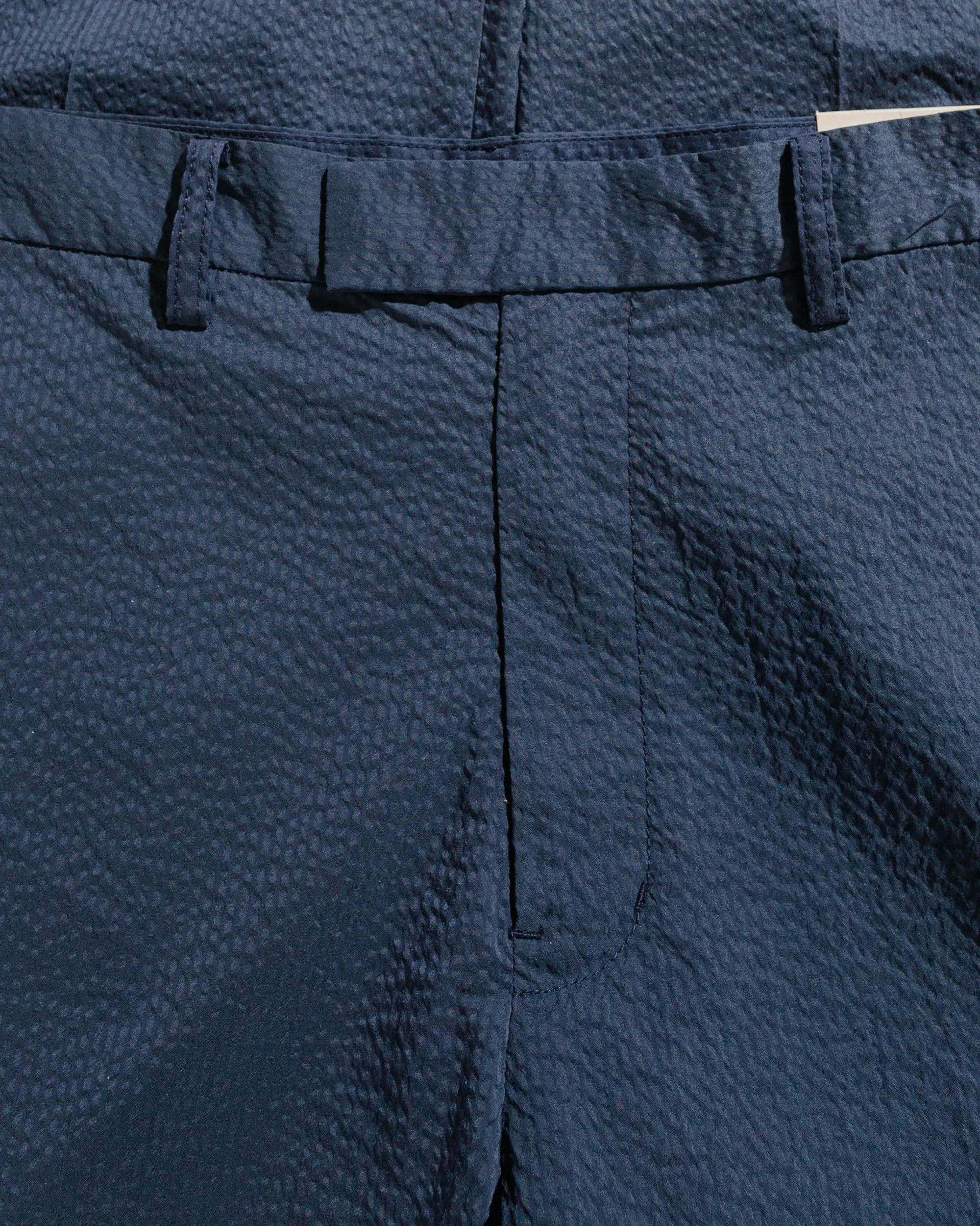 Beams Plus Ivy Trousers Ankle-Cut COOLMAX® Seersucker Navy sold by Lost & Found product image thumbnail 5