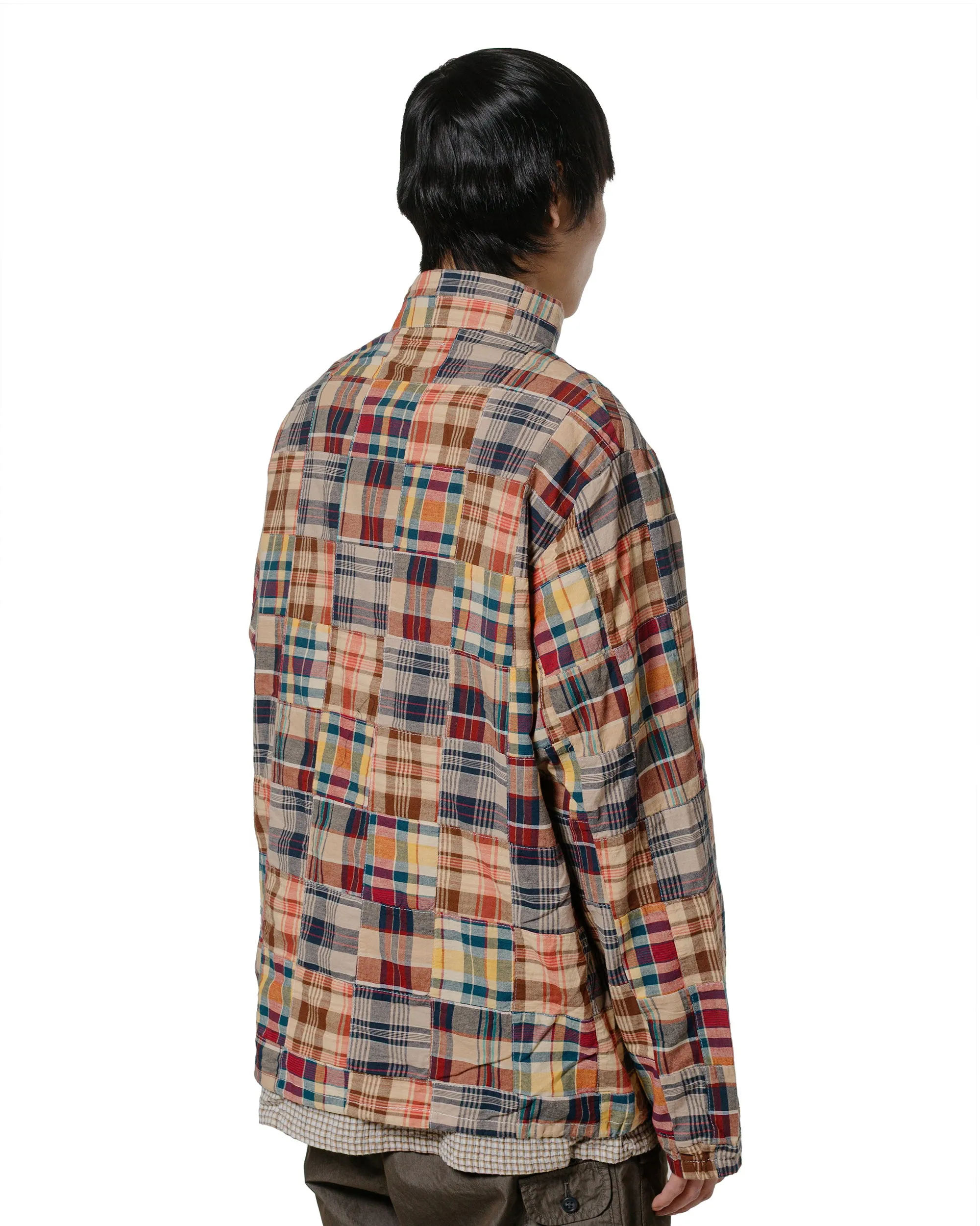 Beams Plus Swing Jacket Patchwork Madras Beige sold by Lost & Found product image thumbnail 3