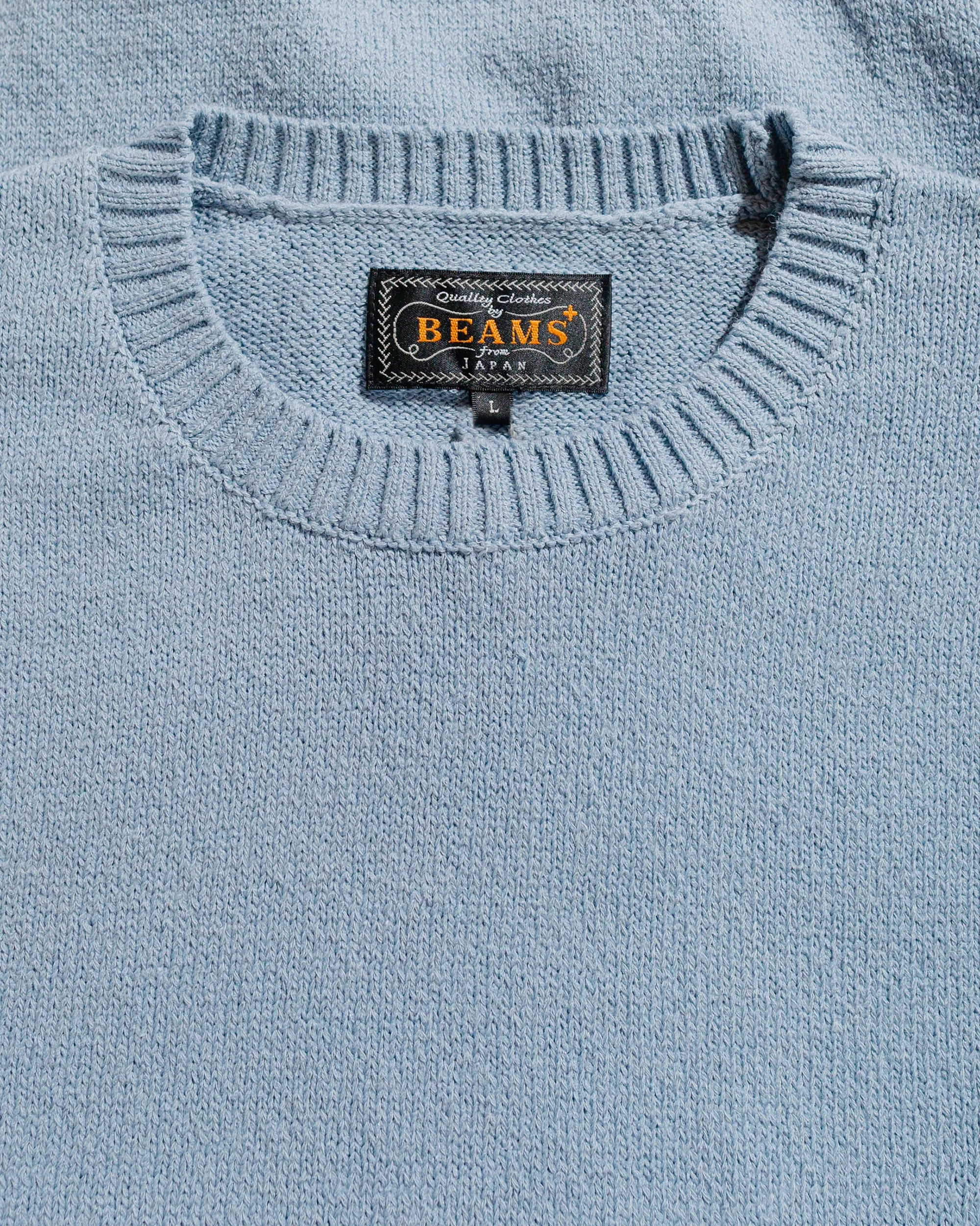 Beams Plus Crew Lily 7G Sax sold by Lost & Found product image thumbnail 5