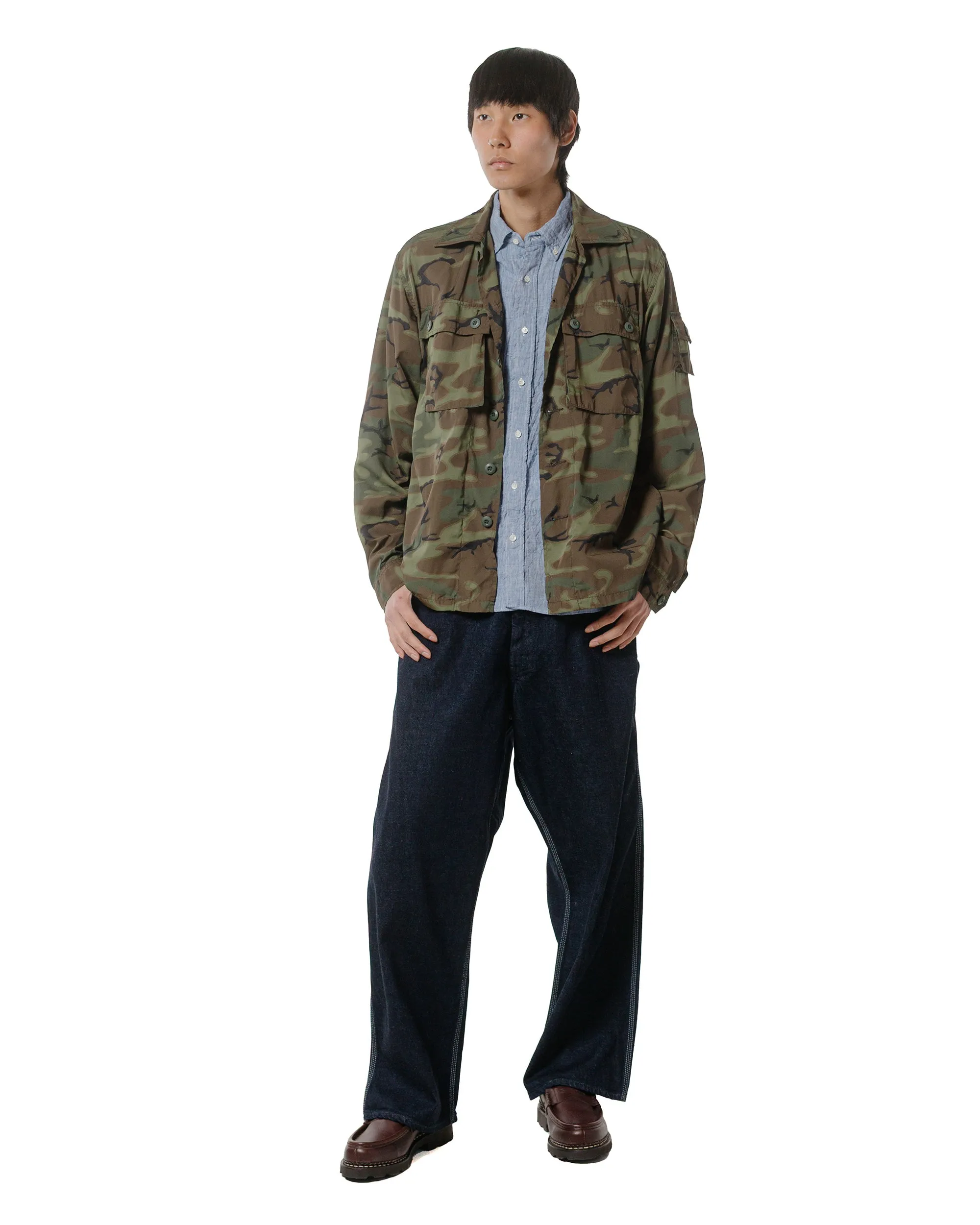Beams Plus B.D. 1/40 Linen Chambray Blue sold by Lost & Found product image thumbnail 4