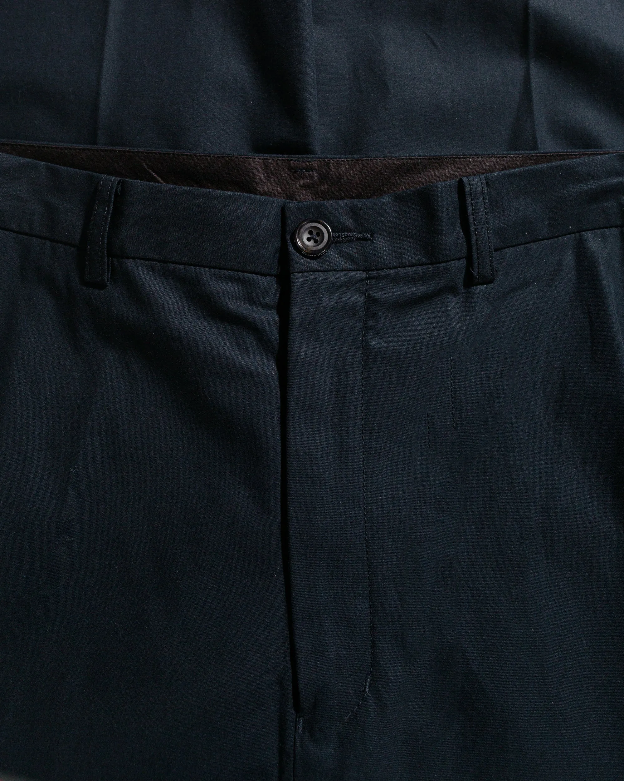 Beams Plus IVY Trousers Wide High Density Cotton Navy sold by Lost & Found product image thumbnail 5