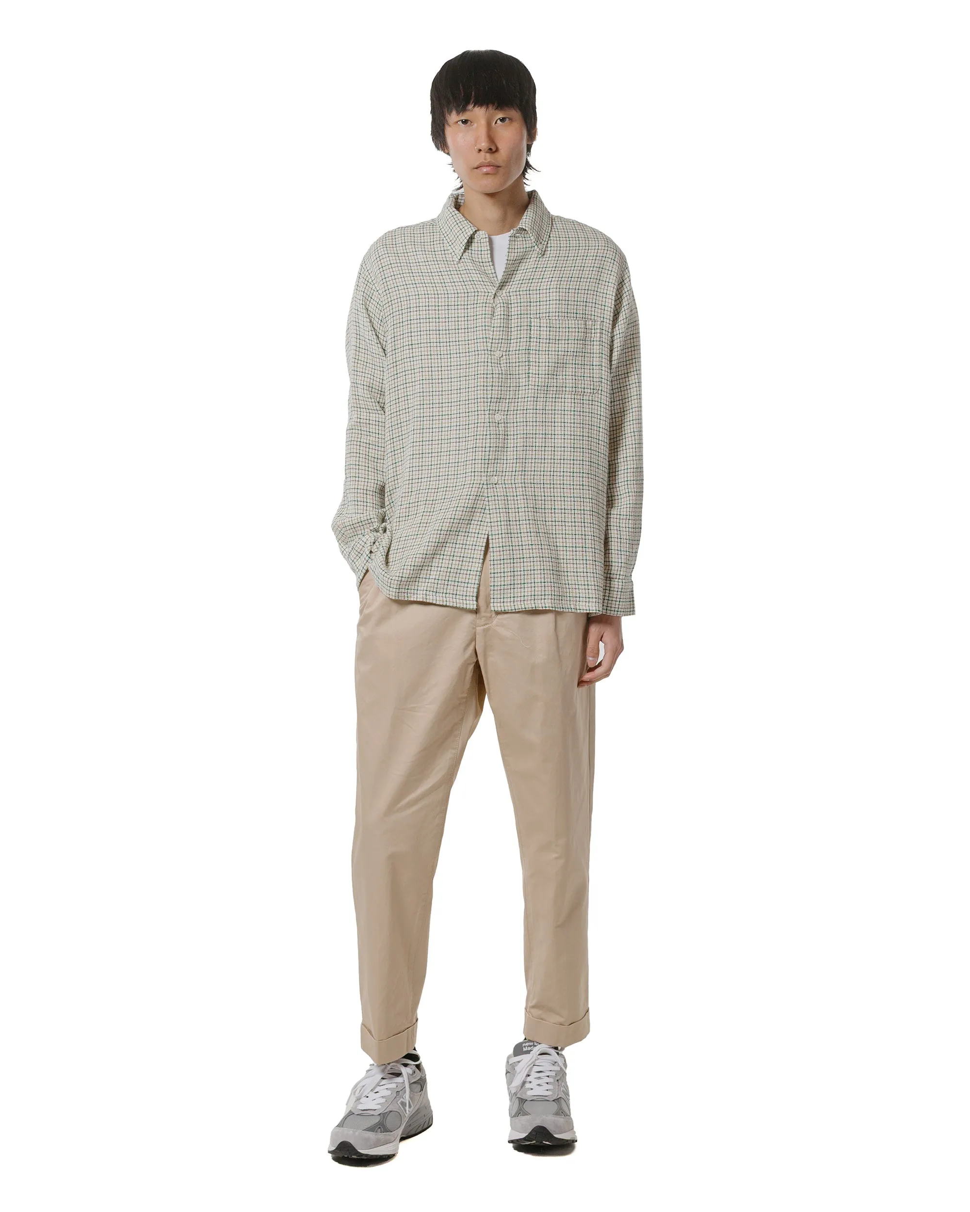 Beams Plus Open B.D. Gun Club Mesh White sold by Lost & Found product image thumbnail 4