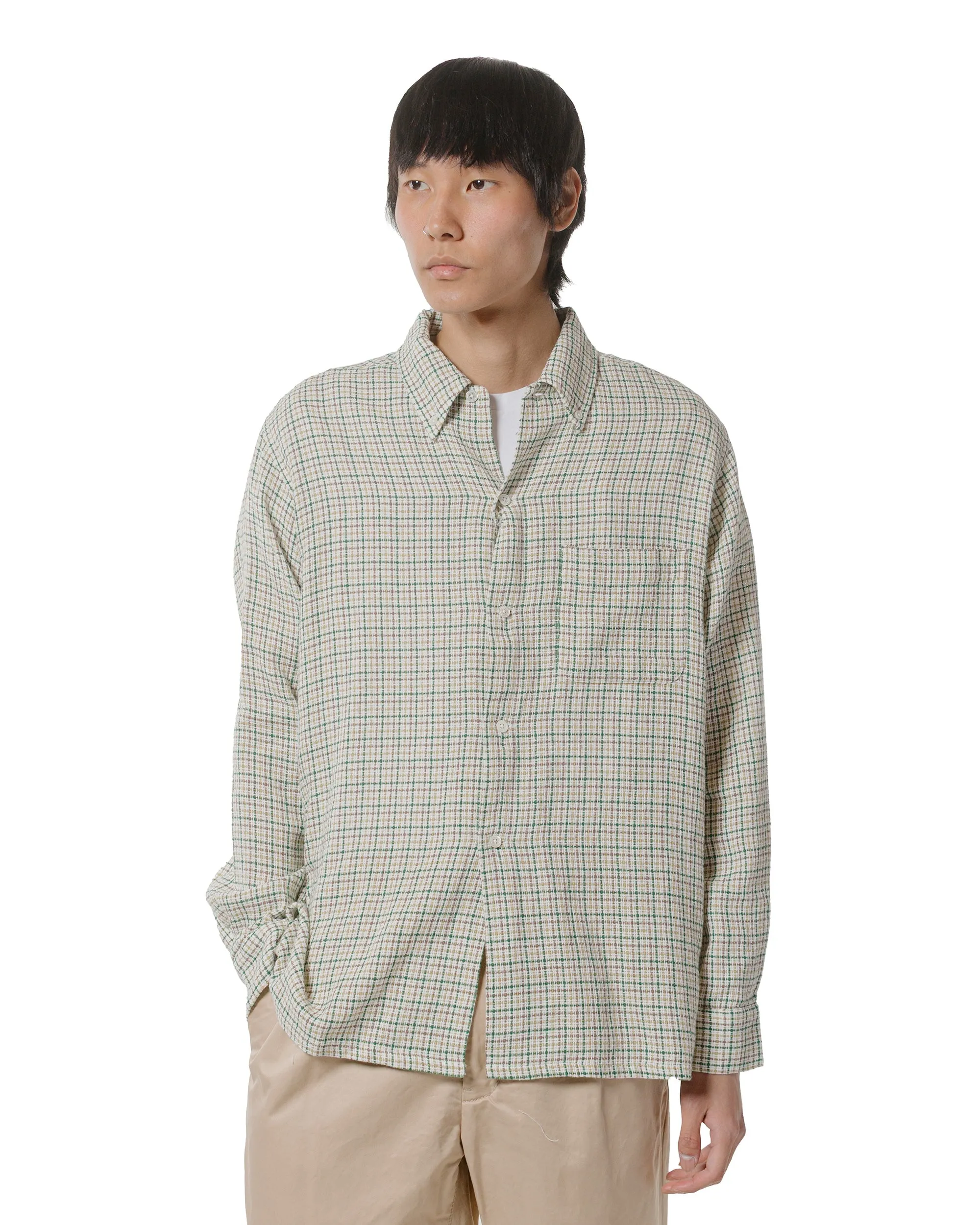 Beams Plus Open B.D. Gun Club Mesh White sold by Lost & Found product image thumbnail 2