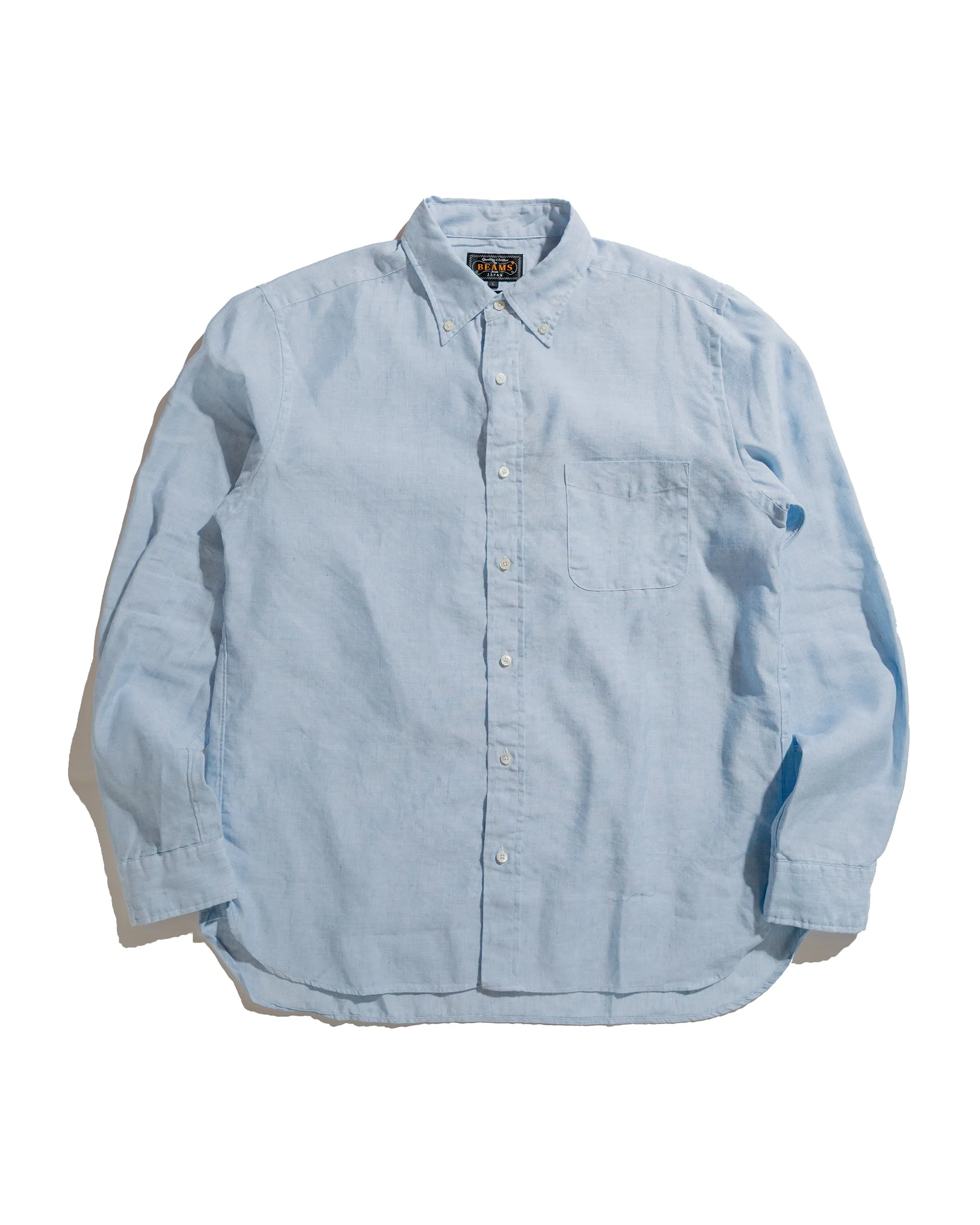 Beams Plus B.D. COOLMAX® Linen Sax sold by Lost & Found