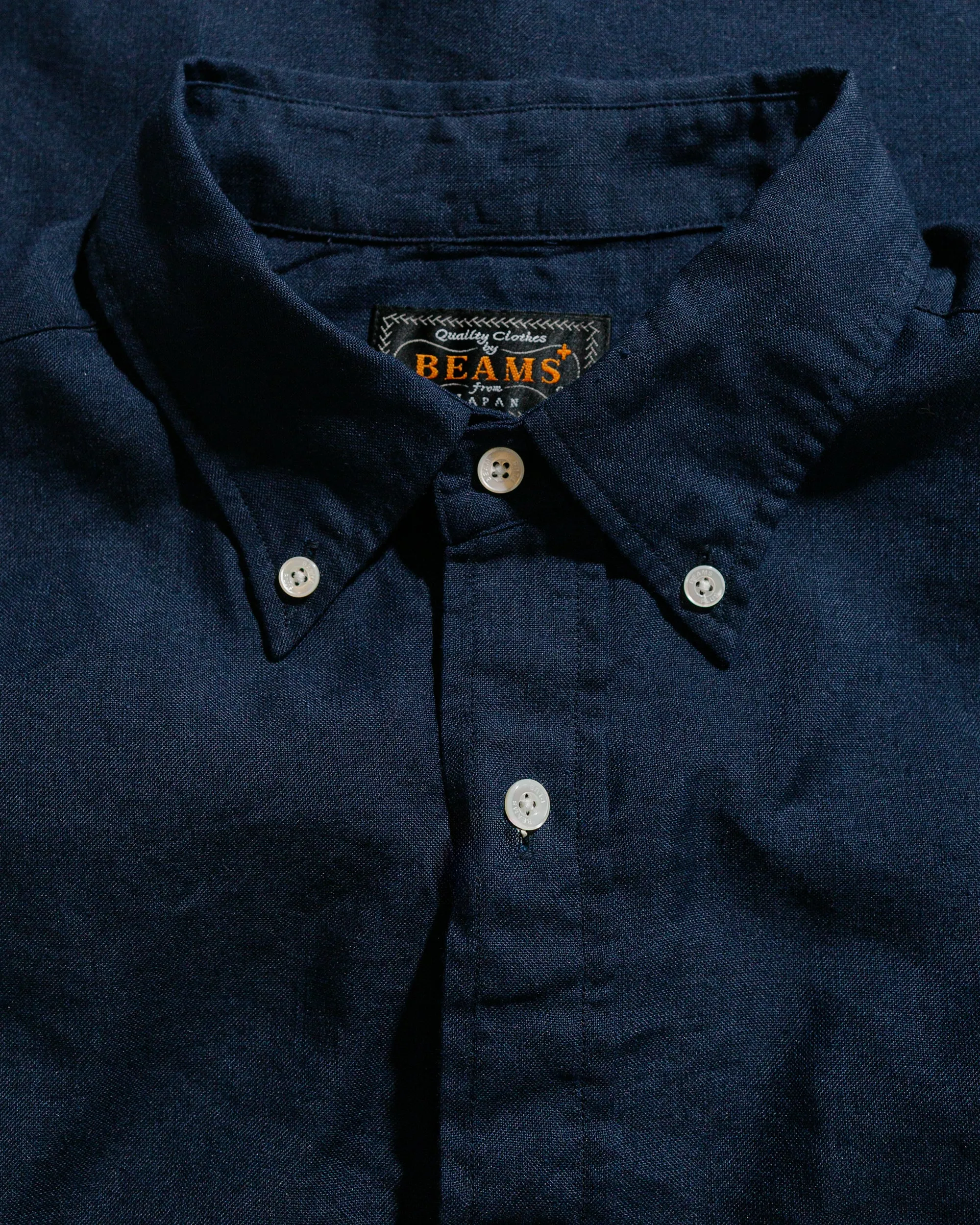 Beams Plus B.D. COOLMAX® Linen Navy sold by Lost & Found product image thumbnail 5