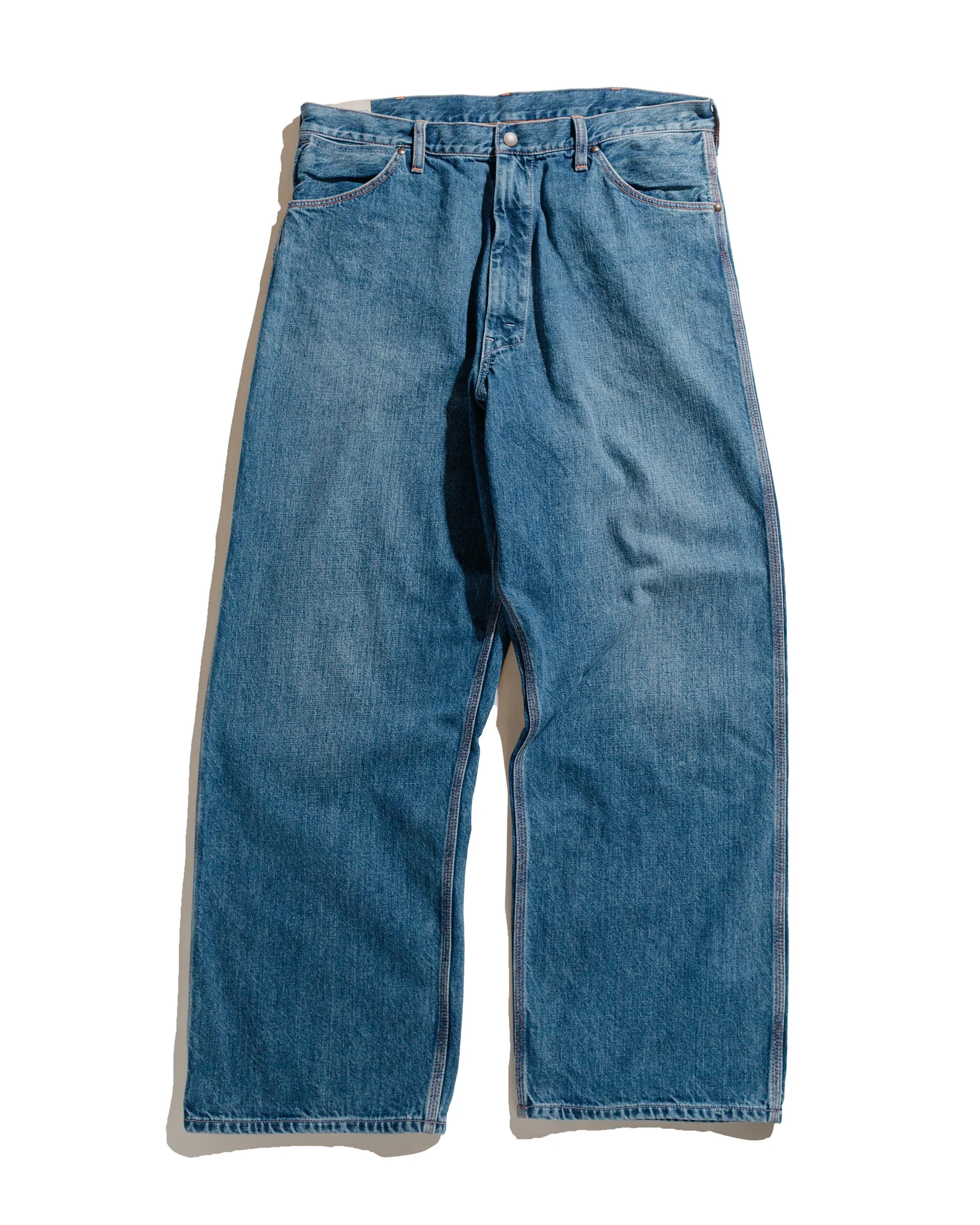 Beams Plus Painter Pants Denim Used Wash sold by Lost & Found