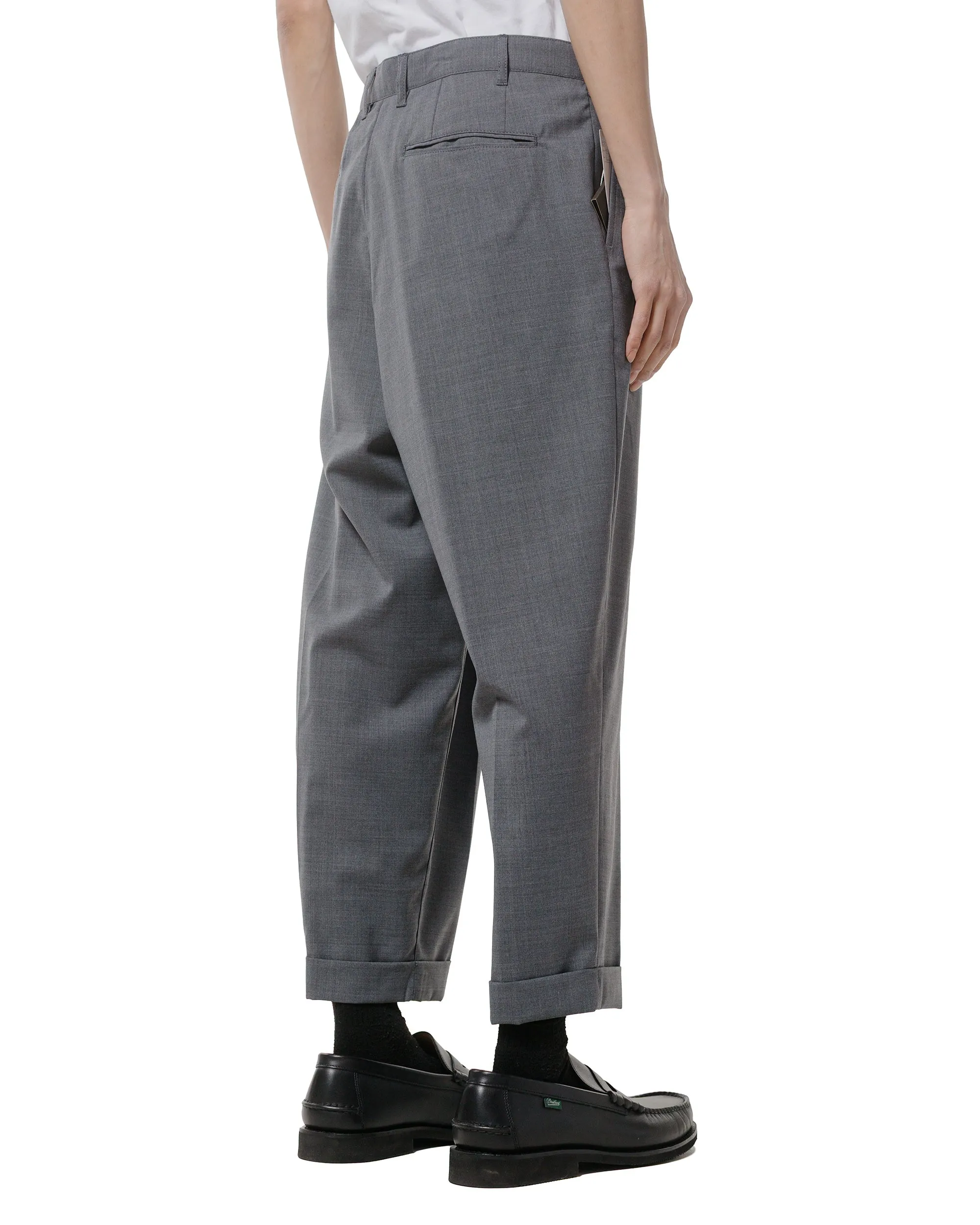 Beams Plus 2Pleats Wool Tropical Grey sold by Lost & Found product image thumbnail 3
