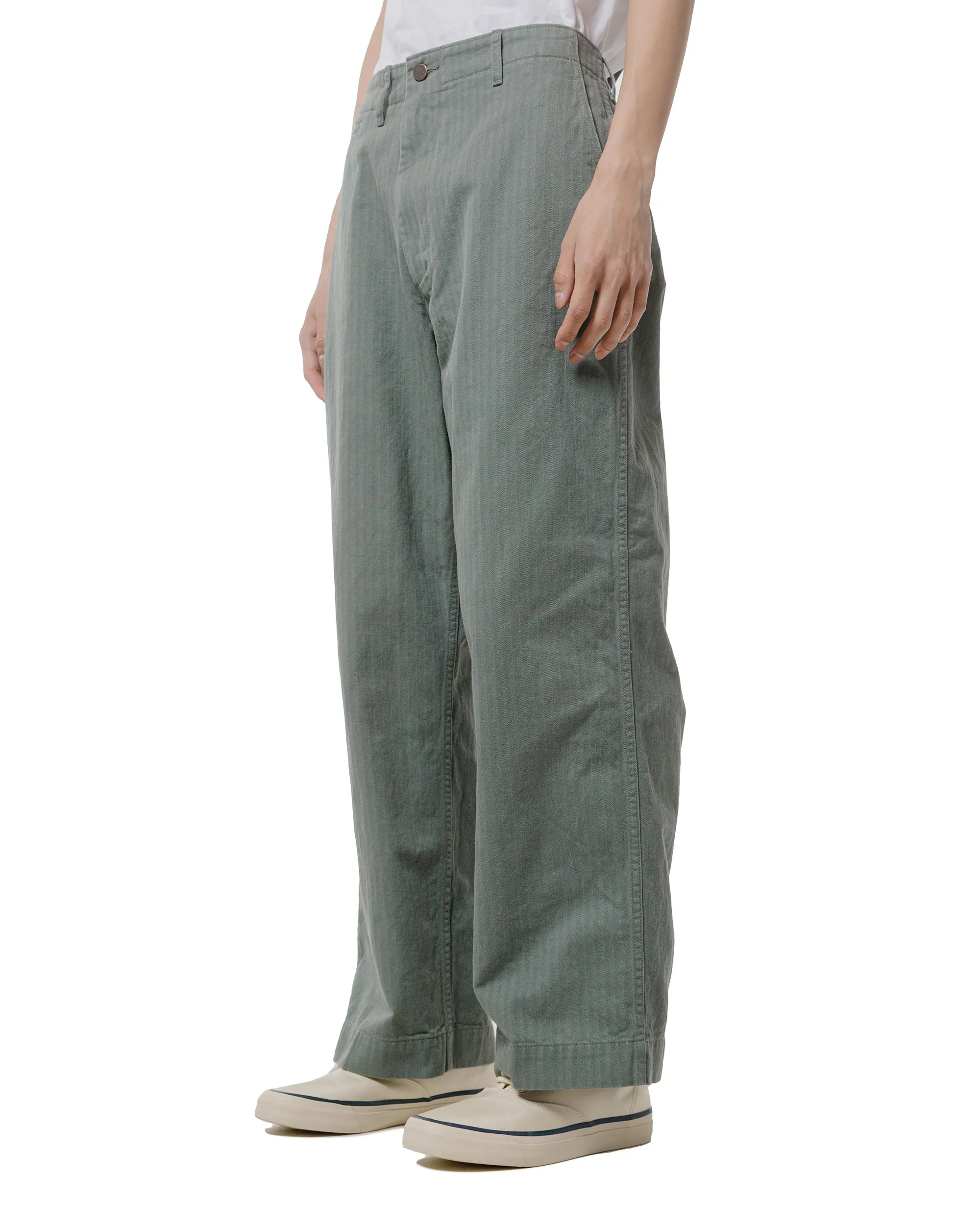 Beams Plus MIL Trousers Herringbone Sage sold by Lost & Found product image thumbnail 2