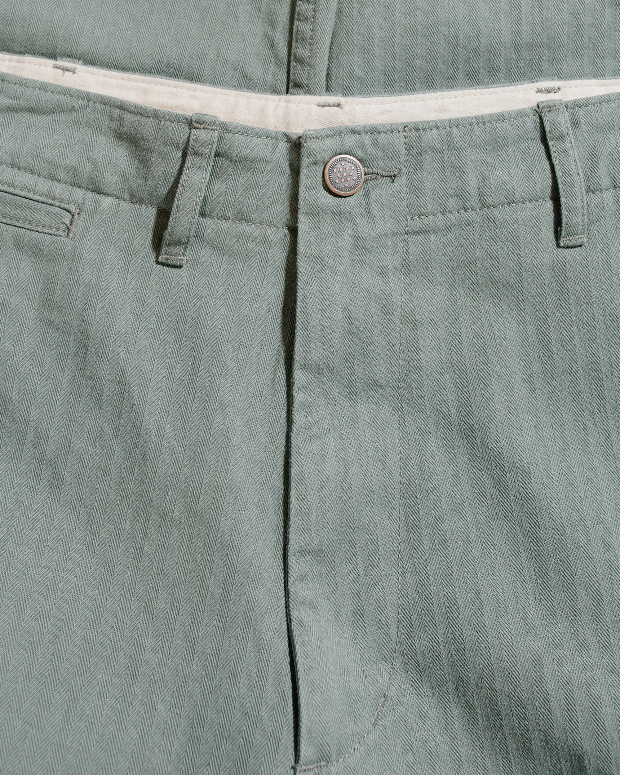 Beams Plus MIL Trousers Herringbone Sage sold by Lost & Found product image thumbnail 5