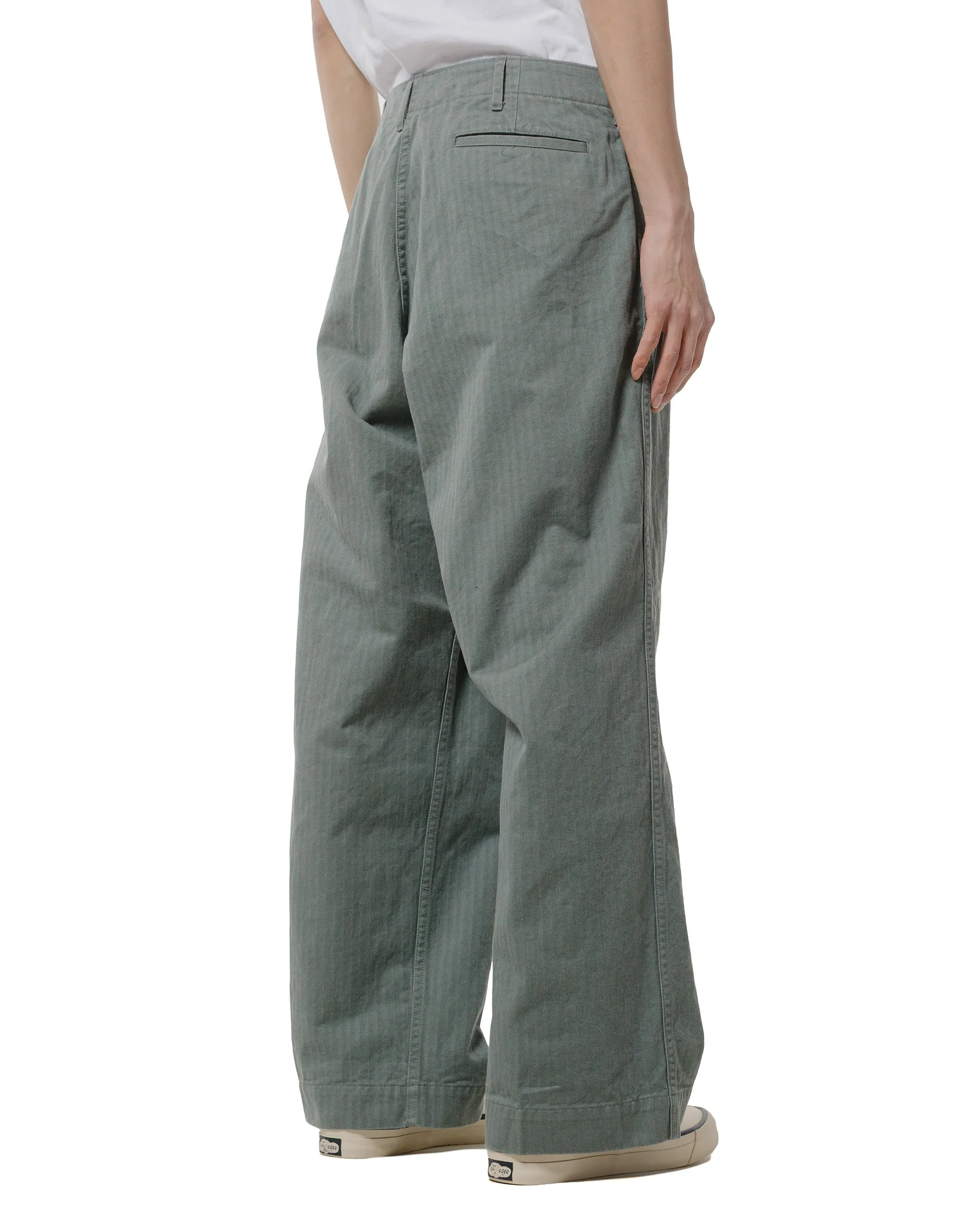 Beams Plus MIL Trousers Herringbone Sage sold by Lost & Found product image thumbnail 3