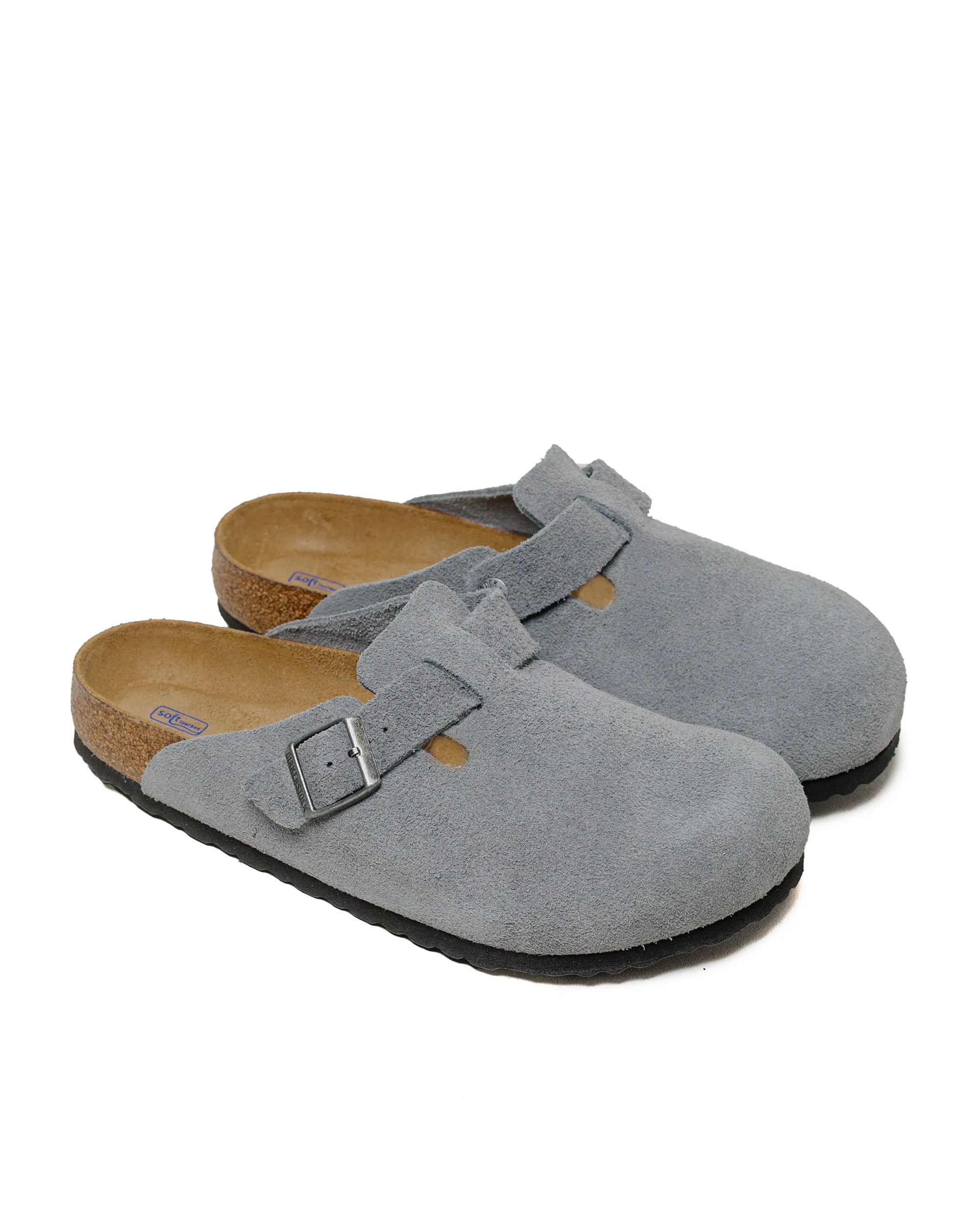 Birkenstock Boston Basalt Gray Suede sold by Lost & Found product image thumbnail 2