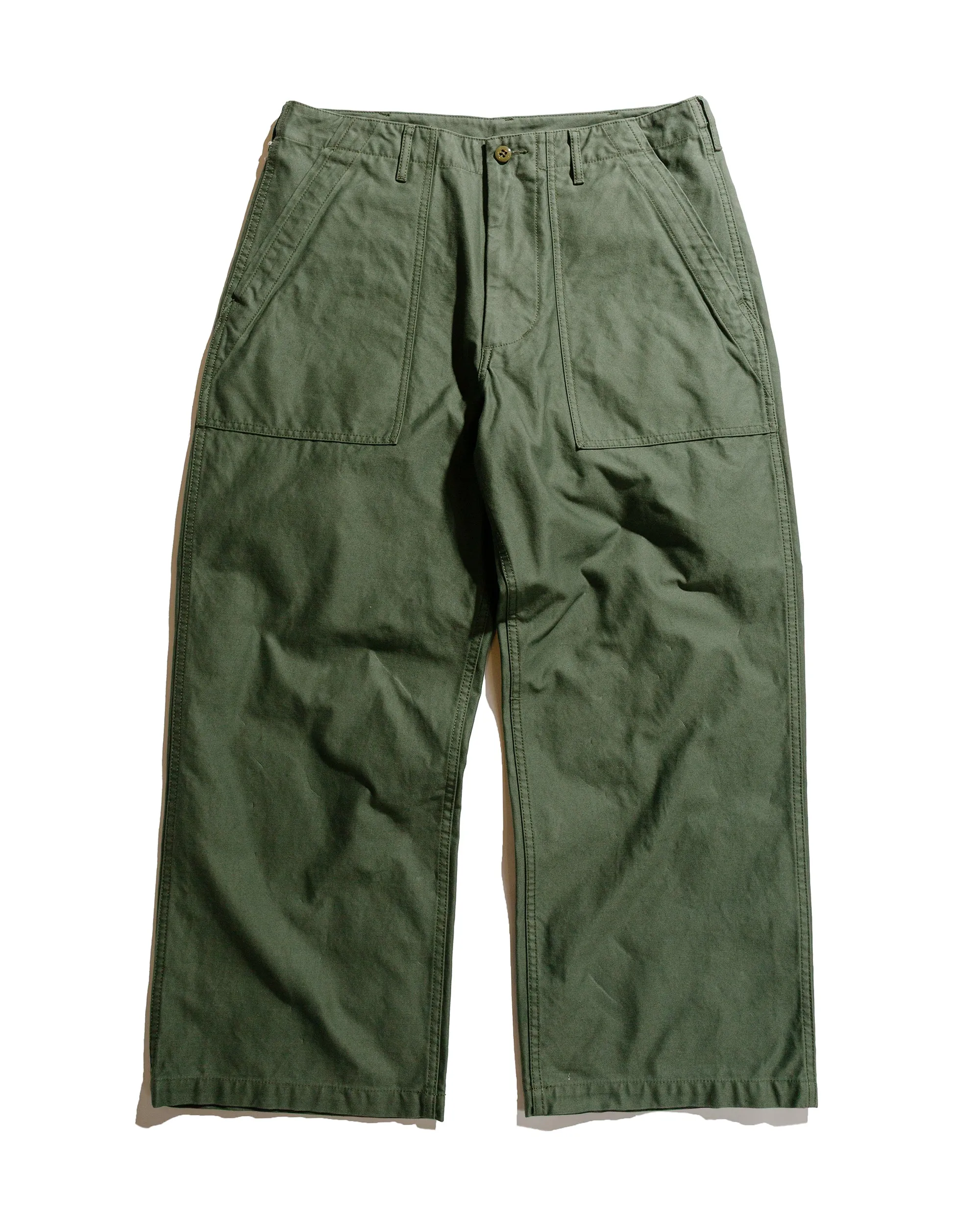 Beams Plus MIL Utility Trousers Olive sold by Lost & Found