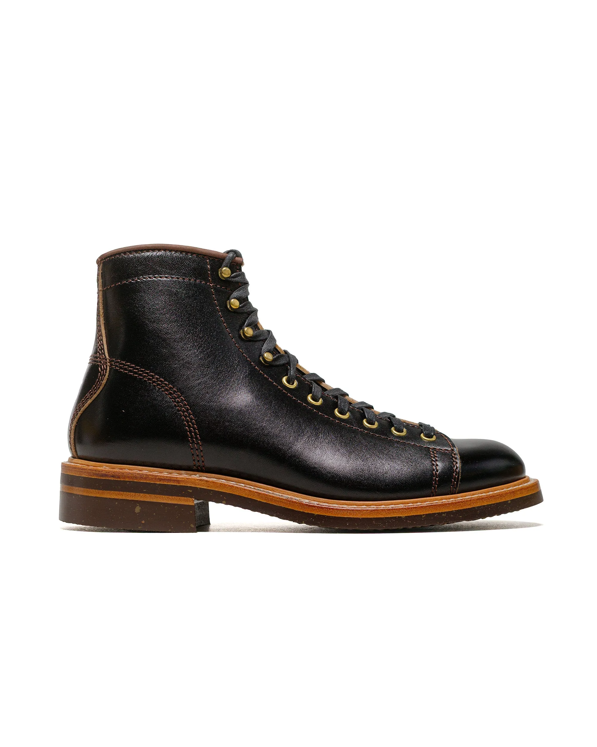 John Lofgren Bootmaker Monkey Boots Shinki Hikaku Horsebutt Black sold by Lost & Found