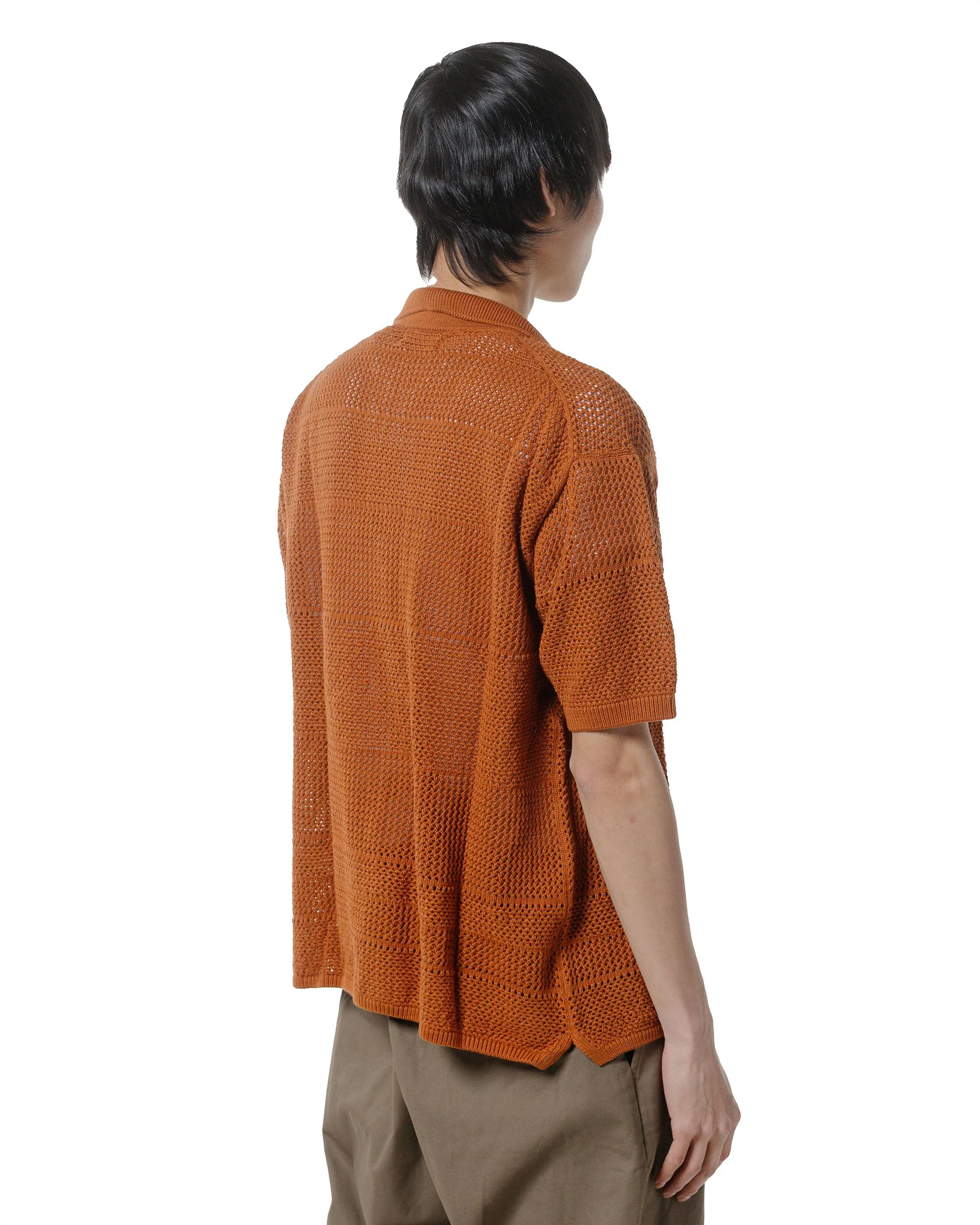 Merz B. Schwanen KNITSHIRT01 Crochet Shirt Caramel sold by Lost & Found product image thumbnail 3