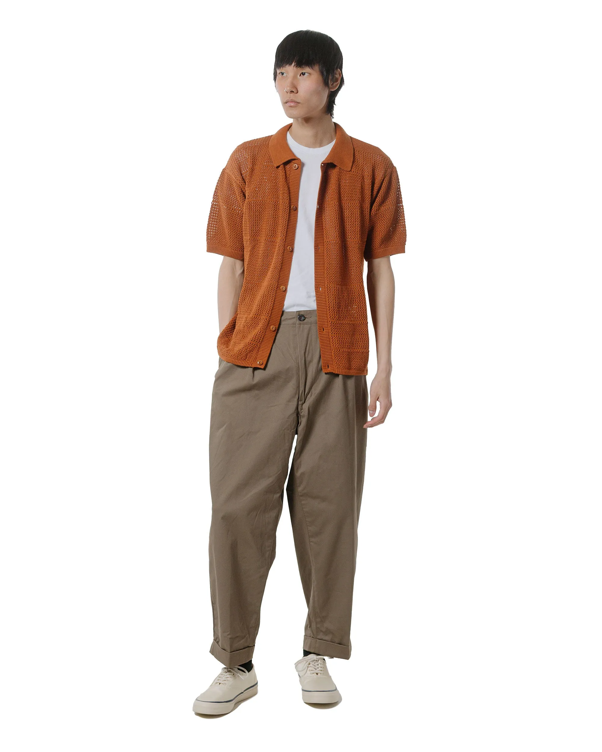 Merz B. Schwanen KNITSHIRT01 Crochet Shirt Caramel sold by Lost & Found product image thumbnail 4