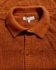 Merz B. Schwanen KNITSHIRT01 Crochet Shirt Caramel sold by Lost & Found